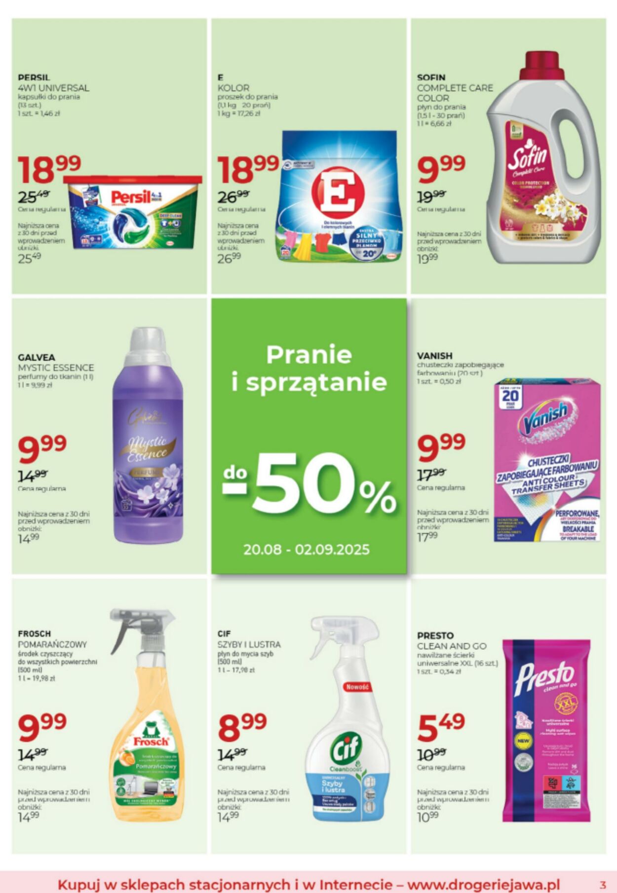 Gazetka Drogerie Jawa 04.08.2025 - 02.09.2025