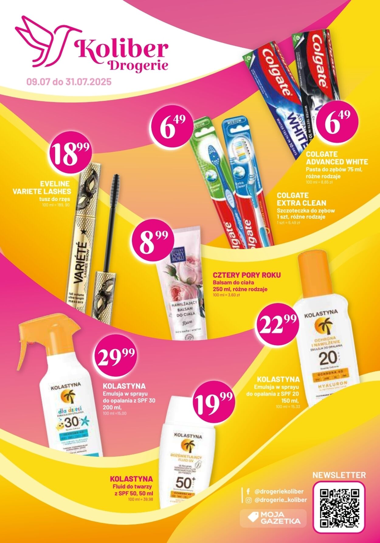 Gazetka Drogerie Koliber 09.07.2025 - 31.07.2025