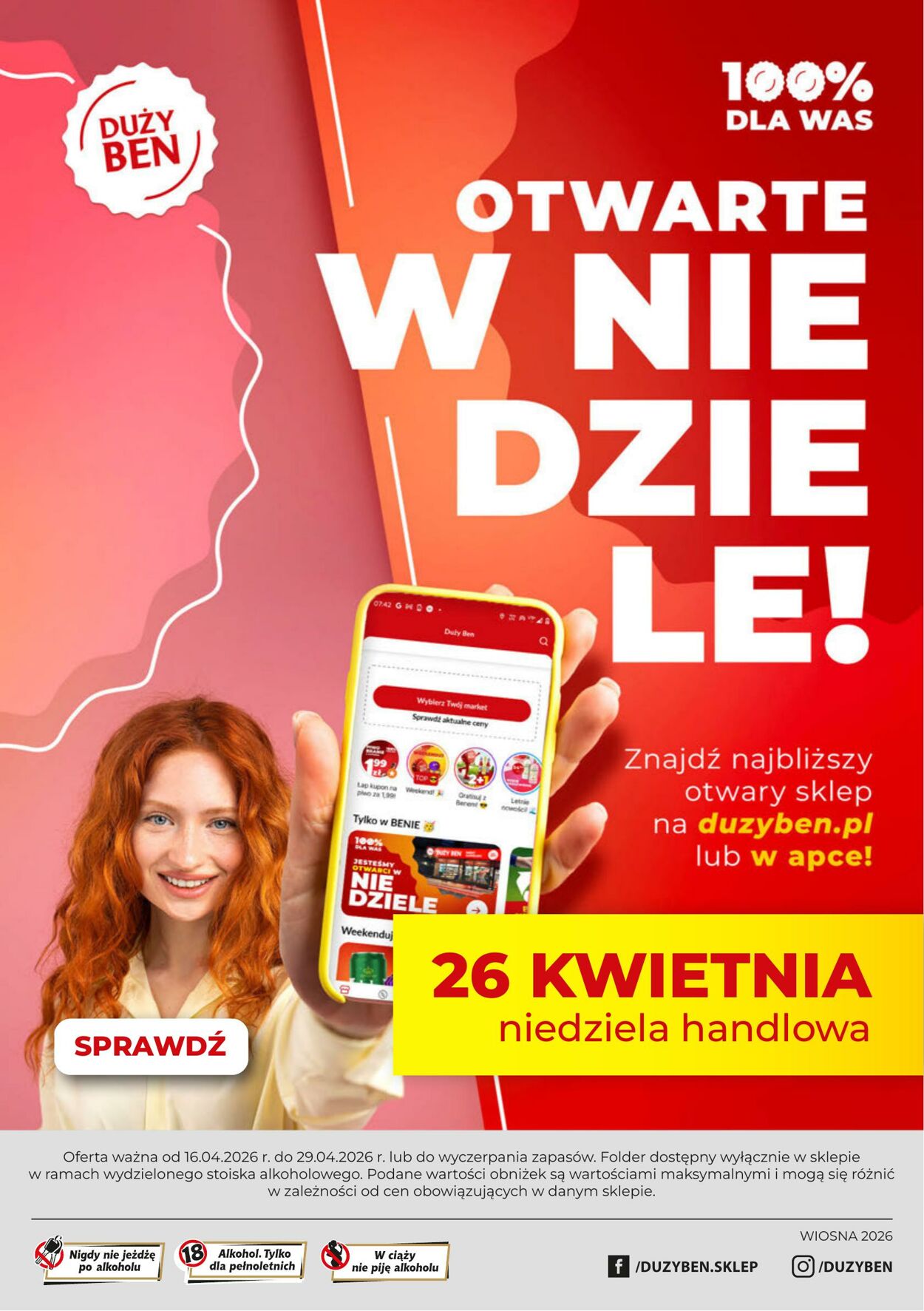Gazetka Duży Ben 16.04.2026 - 24.04.2026