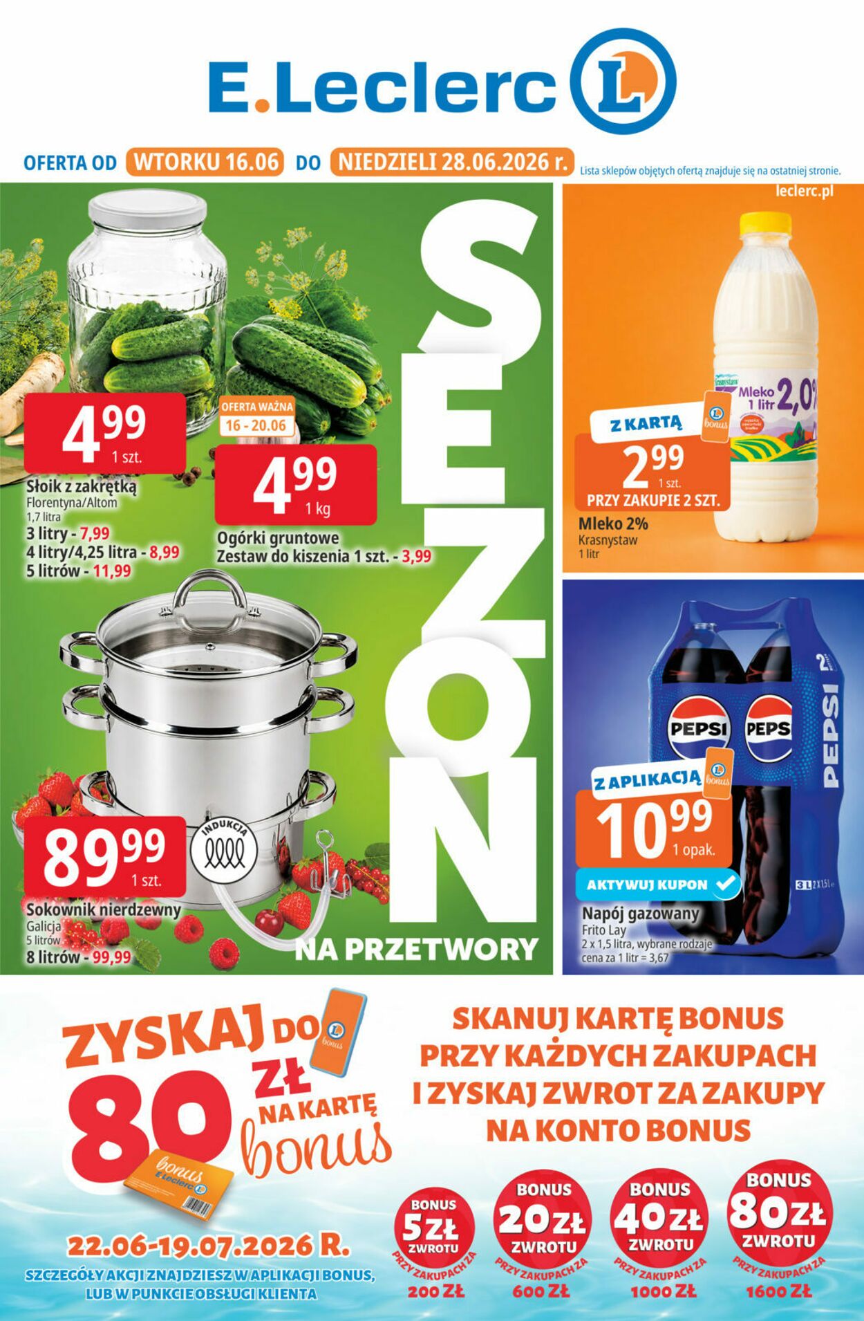 Gazetka E. Leclerc 12.06.2026 - 20.06.2026