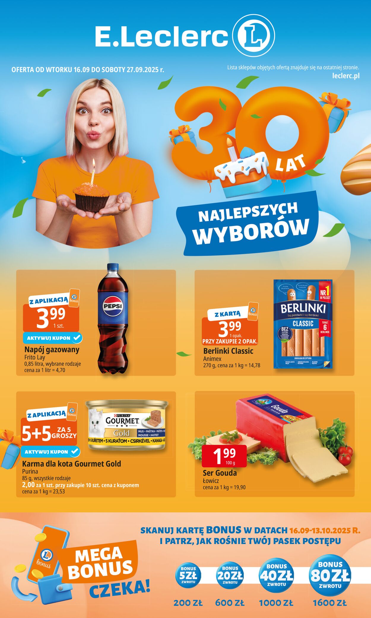 Gazetka E. Leclerc 16.09.2025 - 27.09.2025
