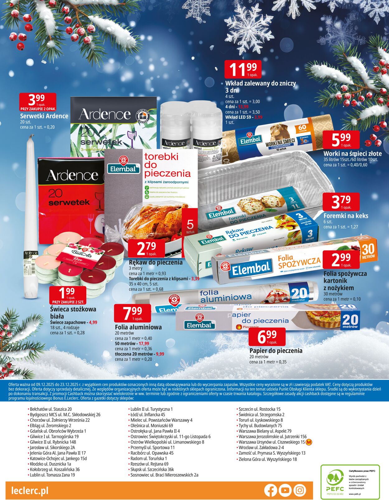 Gazetka E. Leclerc 09.12.2025 - 23.12.2025