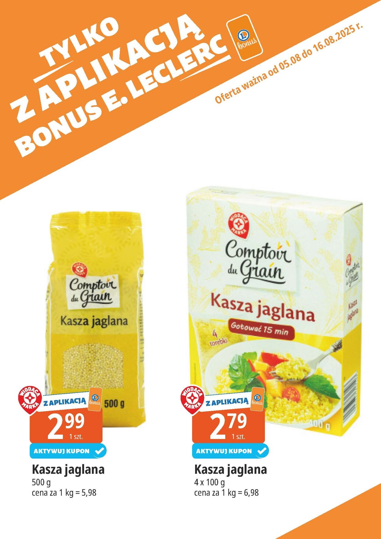 Gazetka E. Leclerc 05.08.2025 - 16.08.2025