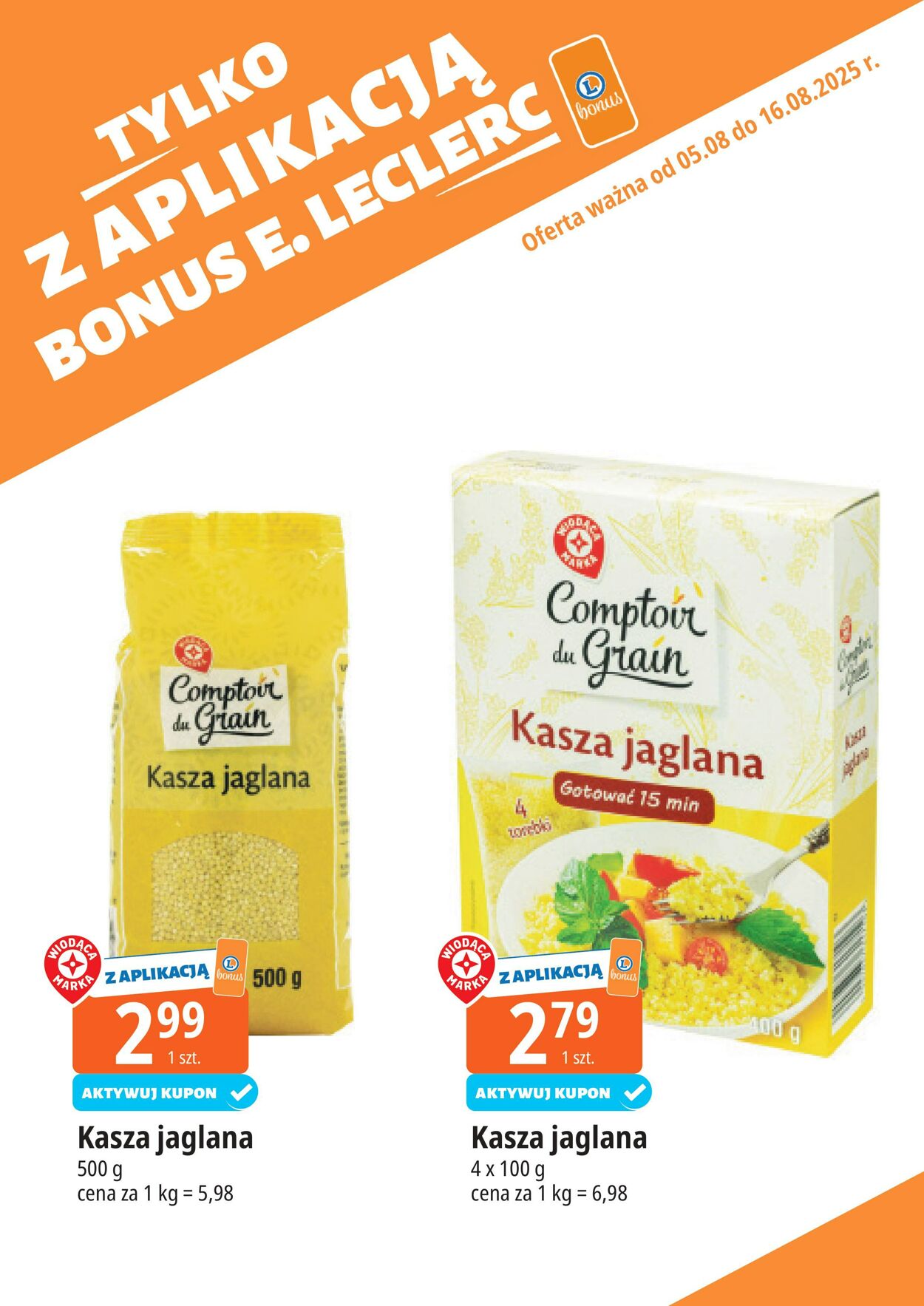 Gazetka E. Leclerc 05.08.2025 - 16.08.2025