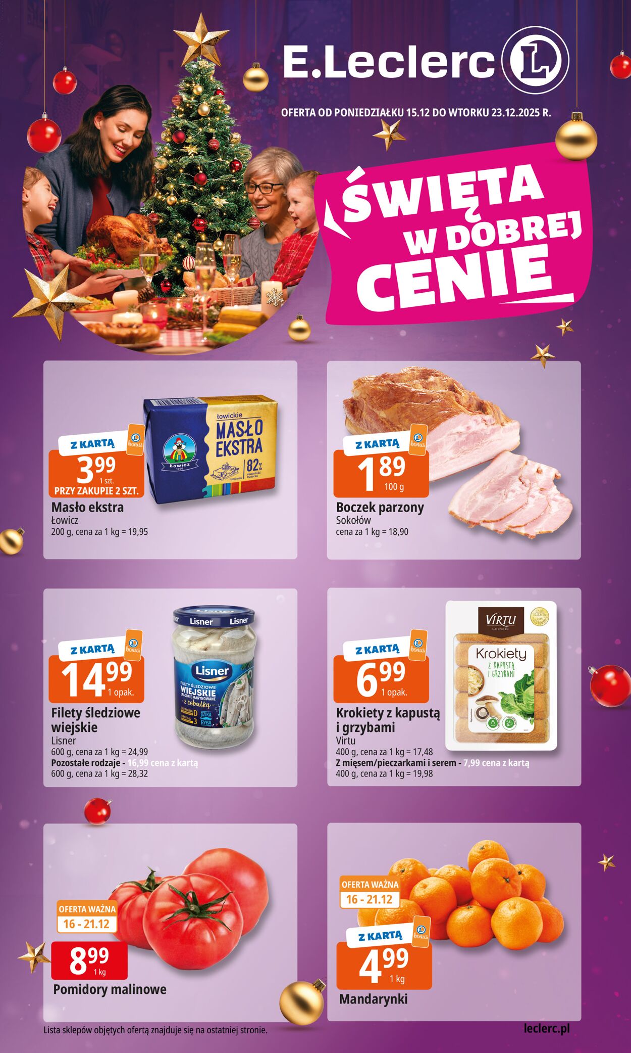 Gazetka E. Leclerc 15.12.2025 - 23.12.2025