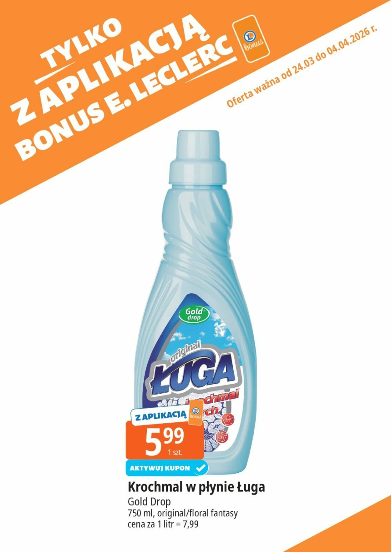 Gazetka E. Leclerc 20.03.2026 - 28.03.2026