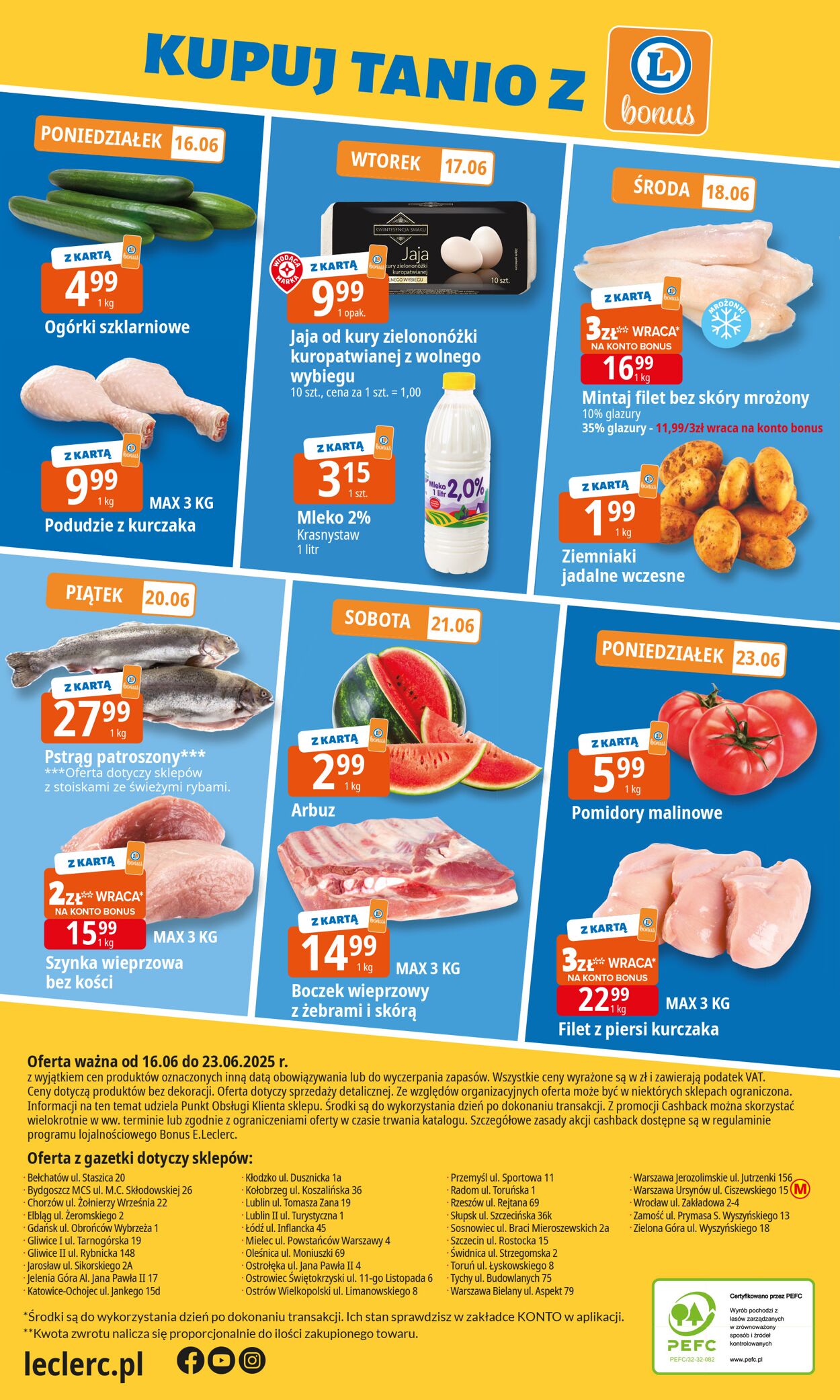 Gazetka E. Leclerc 16.06.2025 - 23.06.2025
