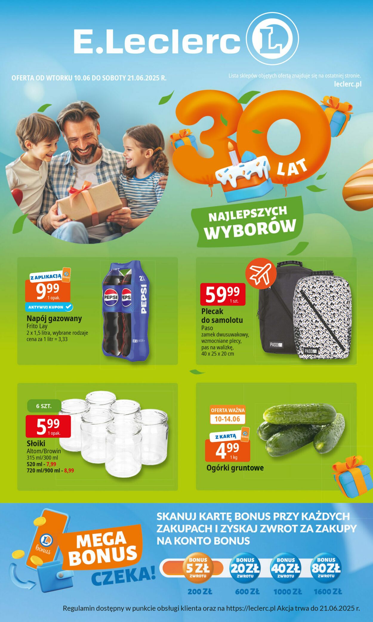 Gazetka E. Leclerc 10.06.2025 - 21.06.2025