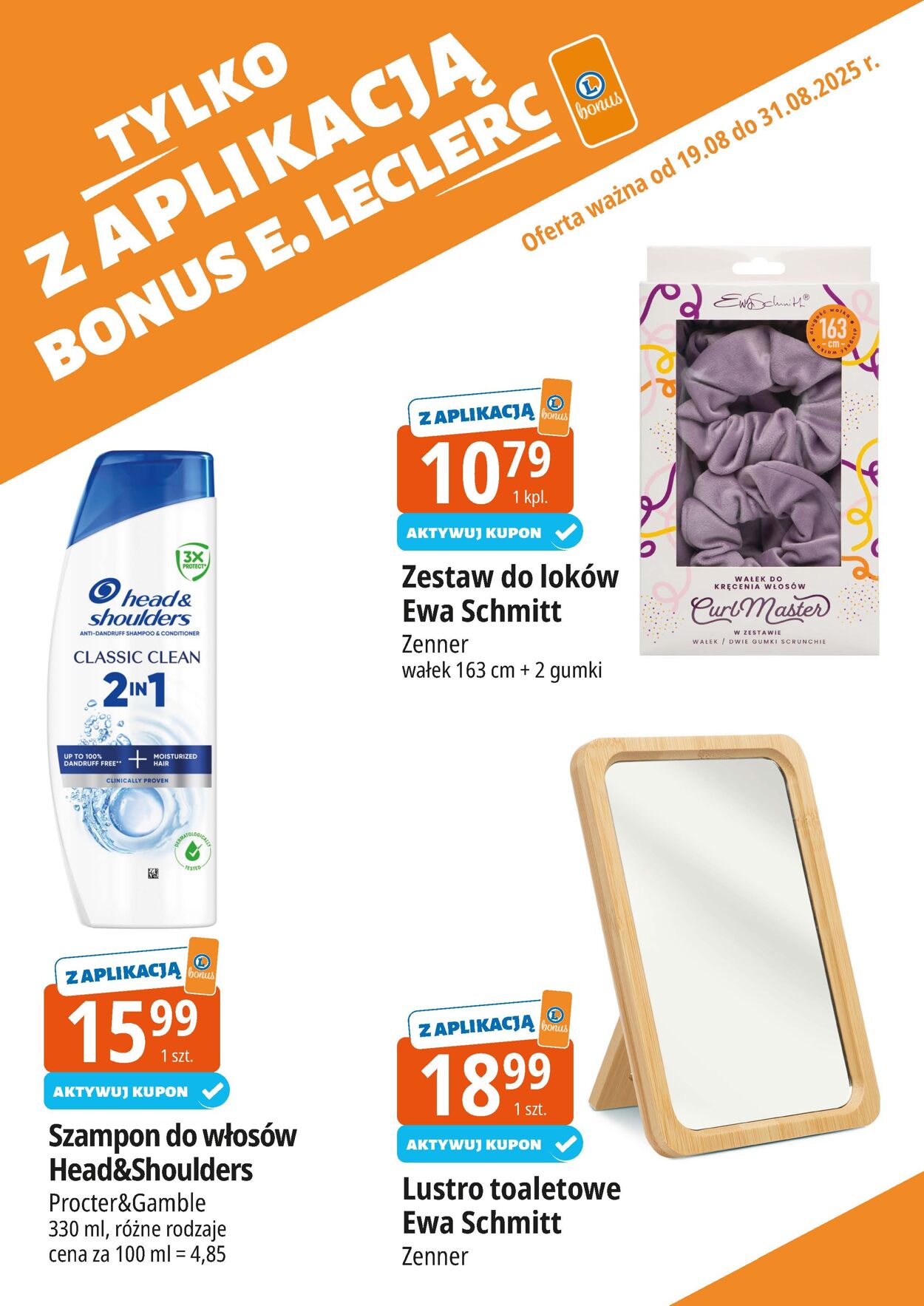 Gazetka E. Leclerc 19.08.2025 - 31.08.2025