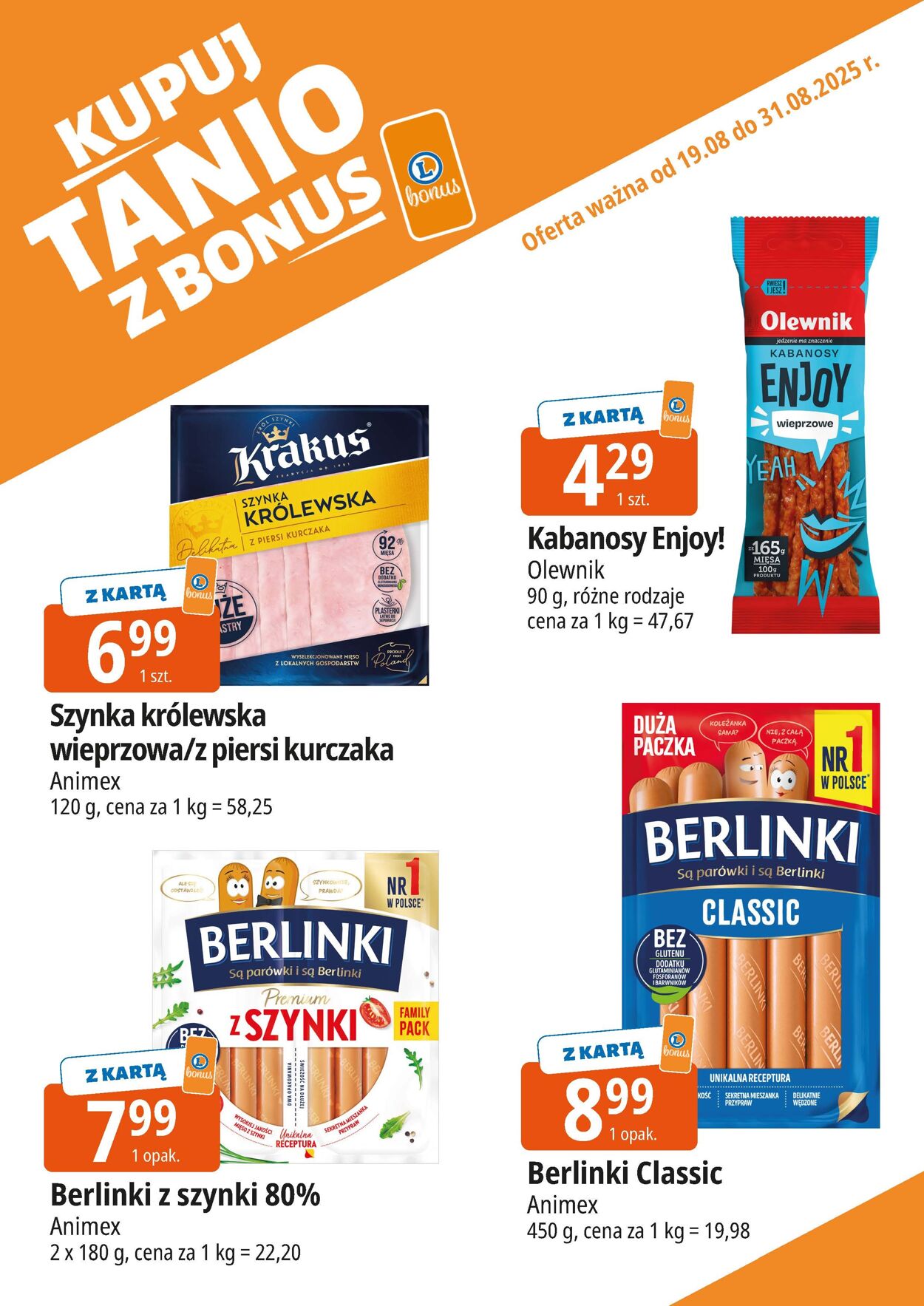 Gazetka E. Leclerc 19.08.2025 - 31.08.2025