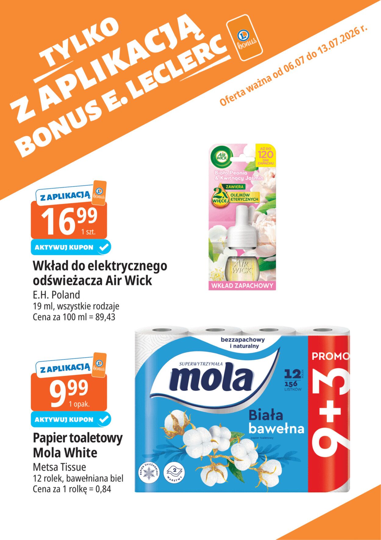 Gazetka E. Leclerc 06.07.2026 - 14.07.2026