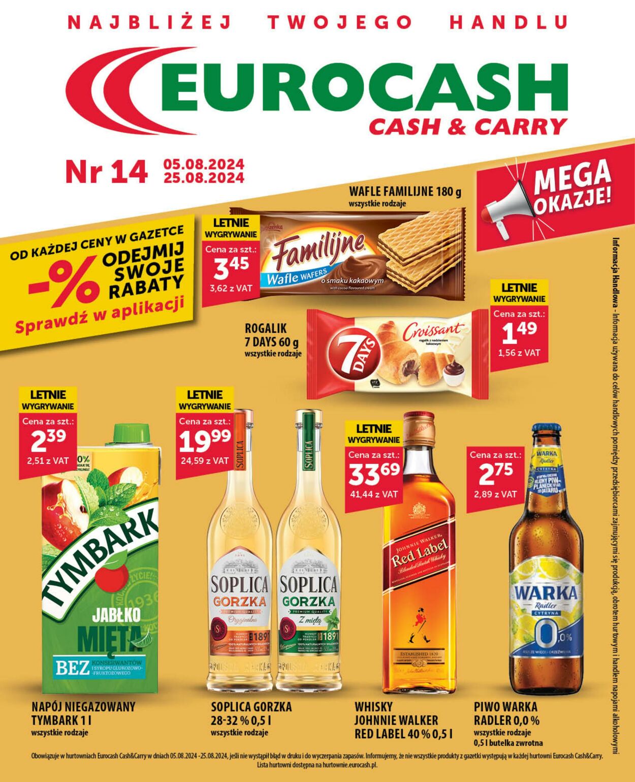 Gazetka Eurocash 05.08.2024 - 25.08.2024