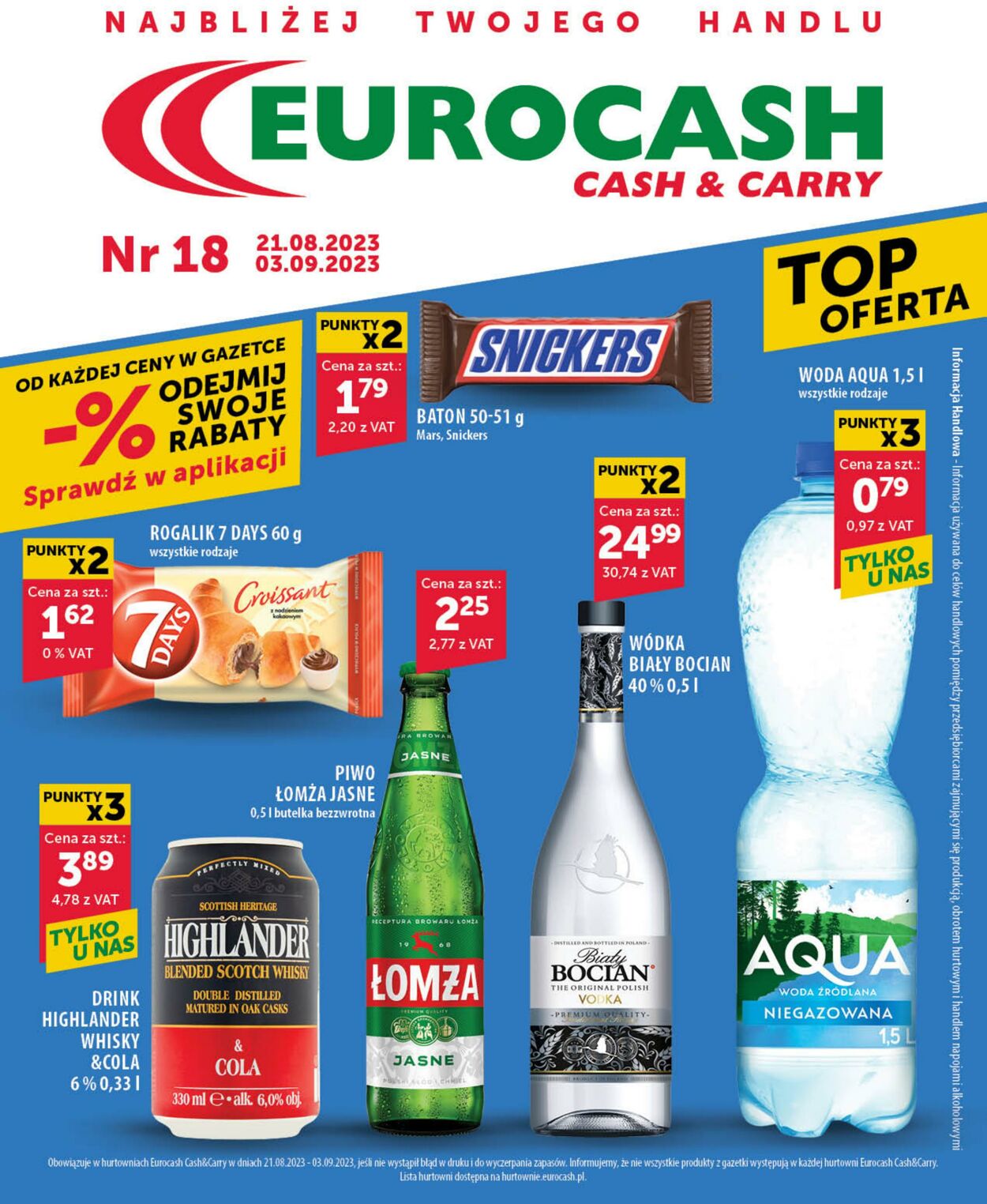 Gazetka Eurocash 21.08.2023 - 03.09.2023