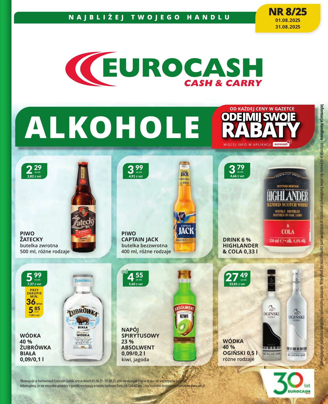 Gazetka Eurocash 01.08.2025 - 31.08.2025