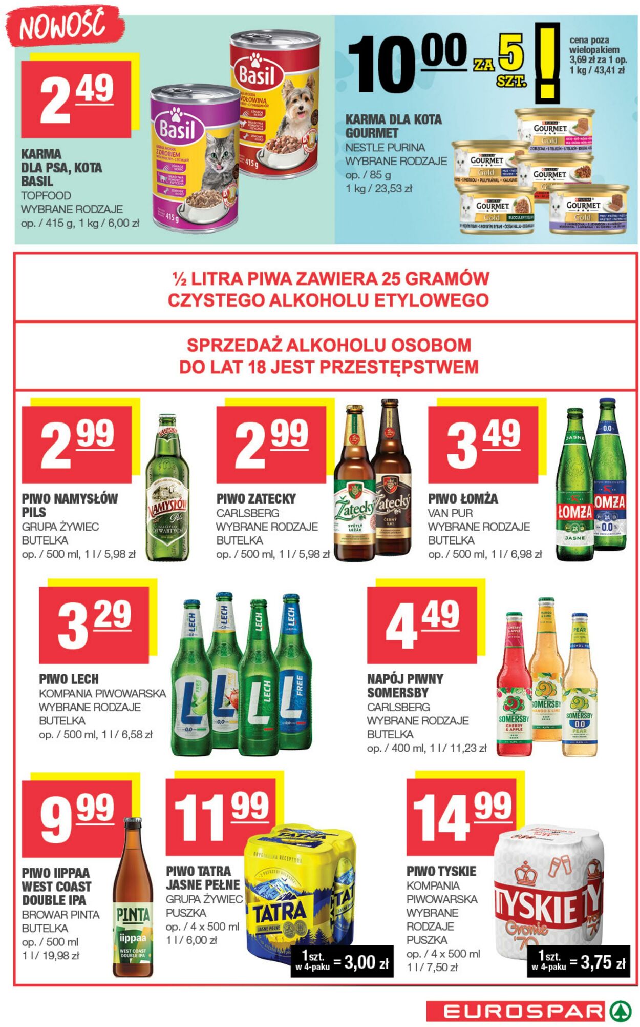 Gazetka Eurospar 08.10.2025 - 19.10.2025