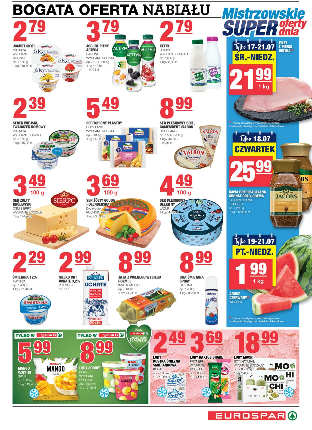 Gazetka Eurospar 17.07.2024 - 28.07.2024