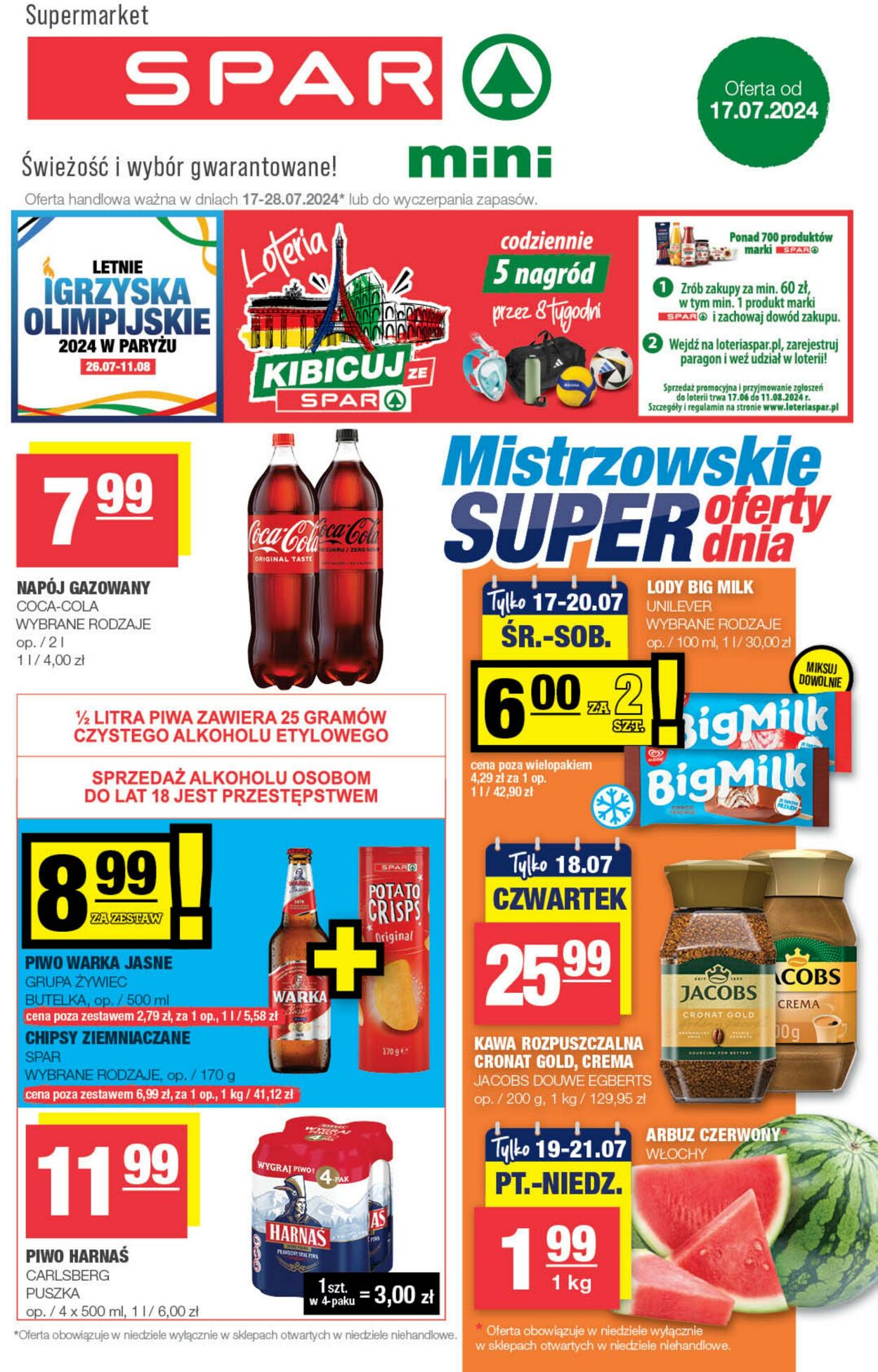 Gazetka Eurospar 17.07.2024 - 28.07.2024