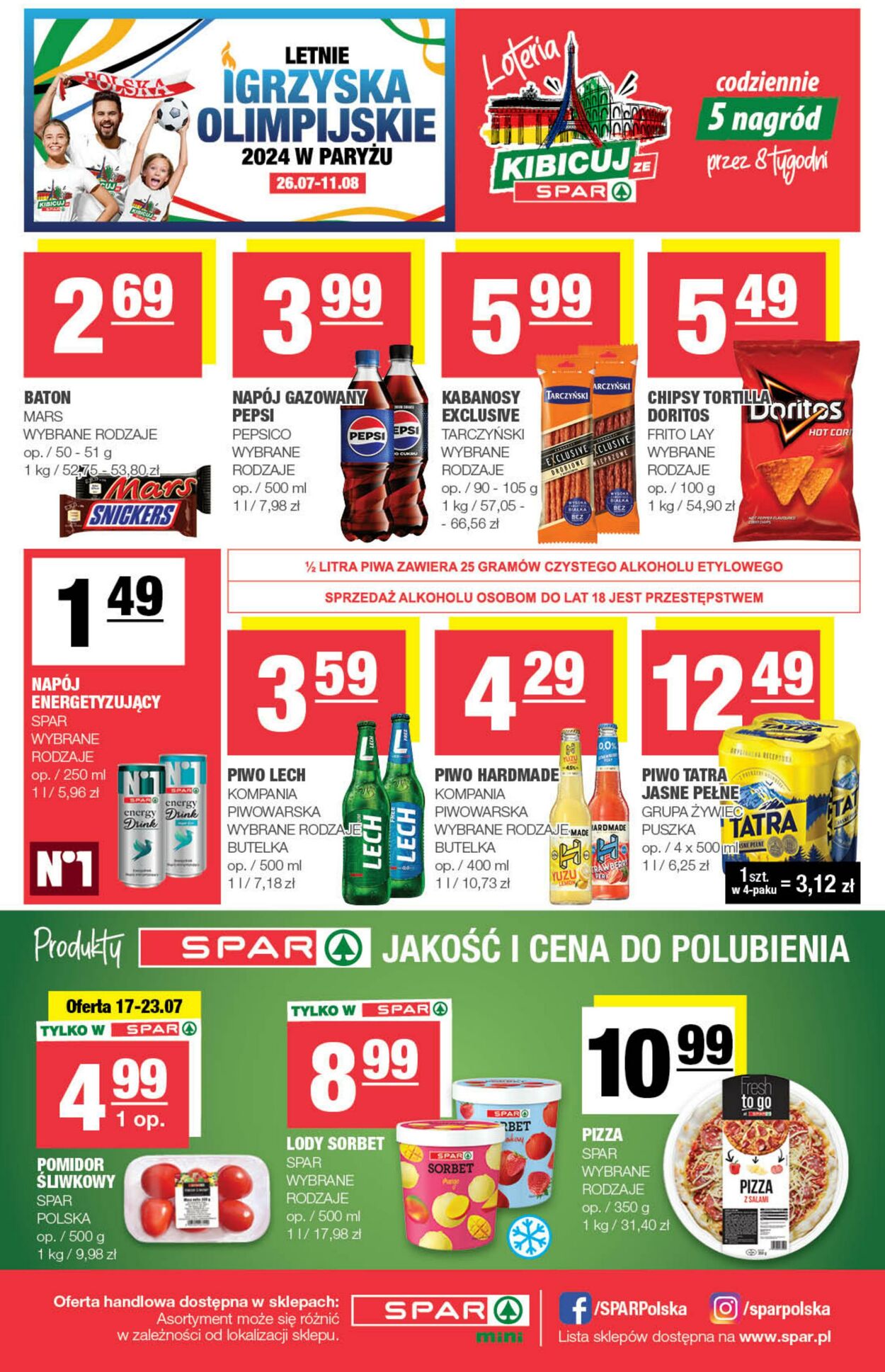 Gazetka Eurospar 17.07.2024 - 28.07.2024