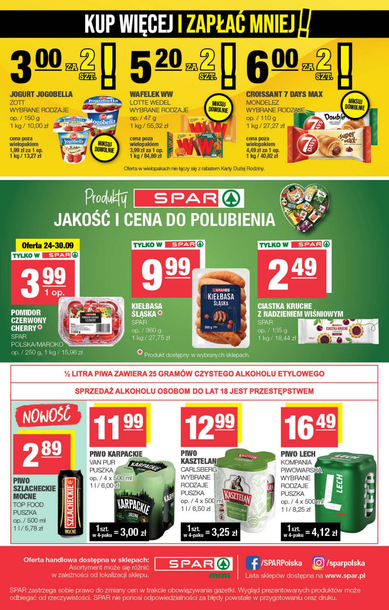 Gazetka Eurospar 24.09.2025 - 05.10.2025