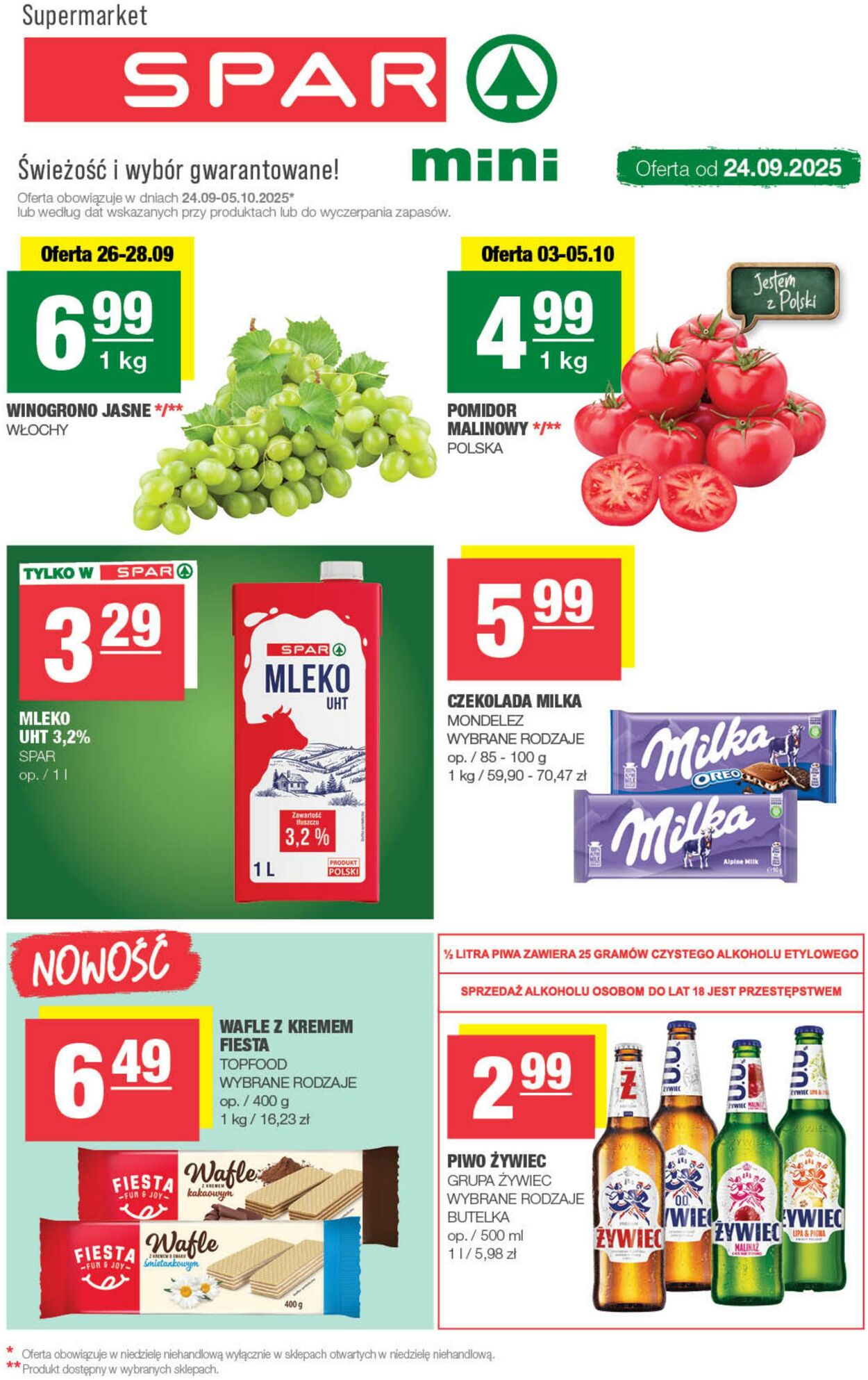 Gazetka Eurospar 24.09.2025 - 05.10.2025