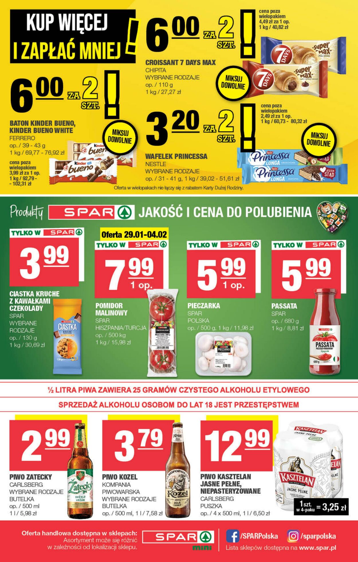 Gazetka Spar 29.01.2025 - 09.02.2025