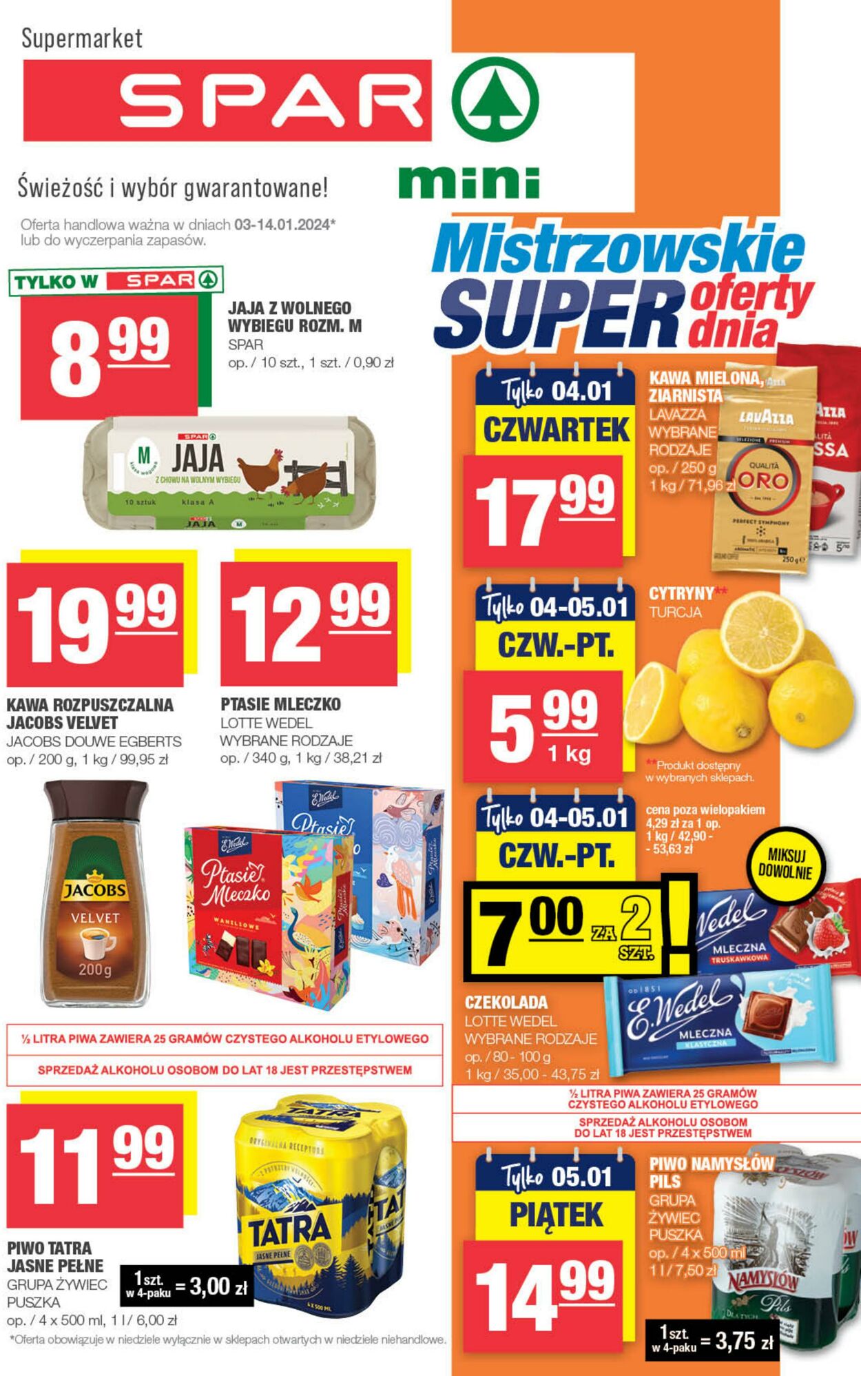 Gazetka Eurospar 03.01.2024 - 14.01.2024