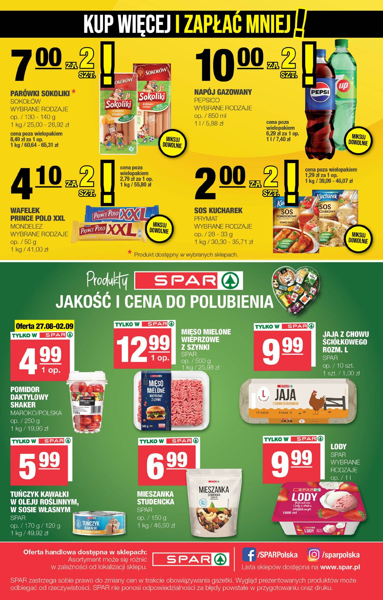 Gazetka Eurospar 27.08.2025 - 07.09.2025