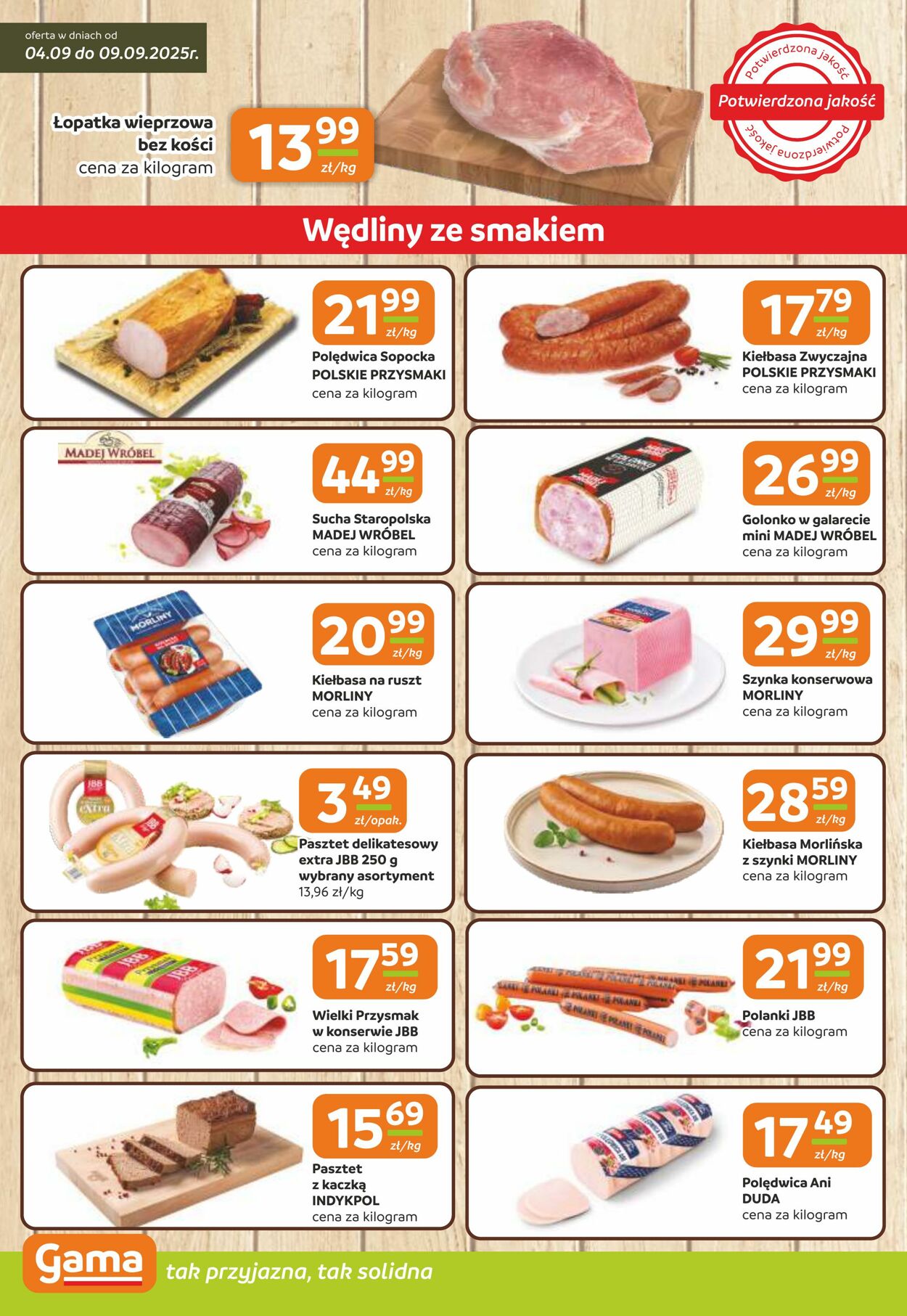 Gazetka Gama 04.09.2025 - 16.09.2025