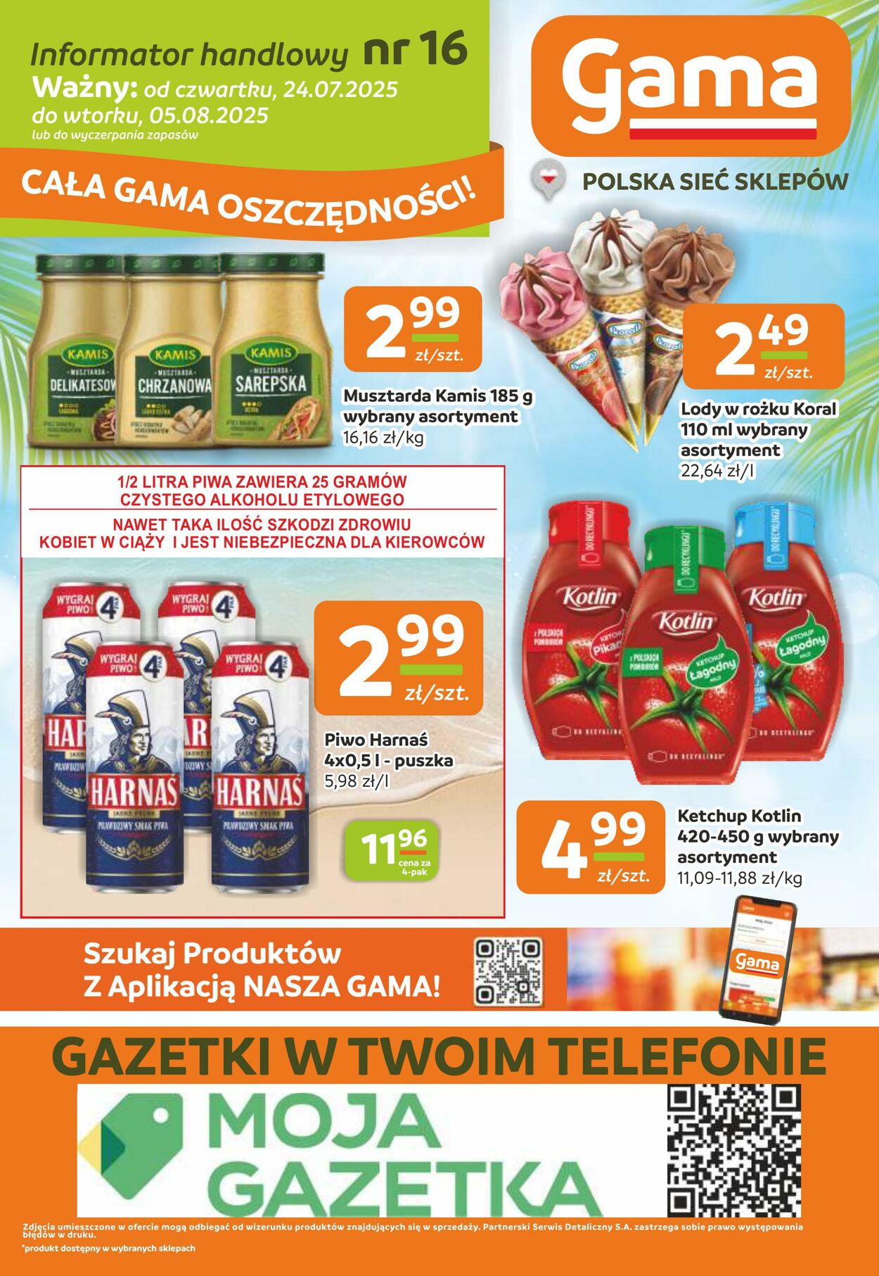 Gazetka Gama 24.07.2025 - 05.08.2025