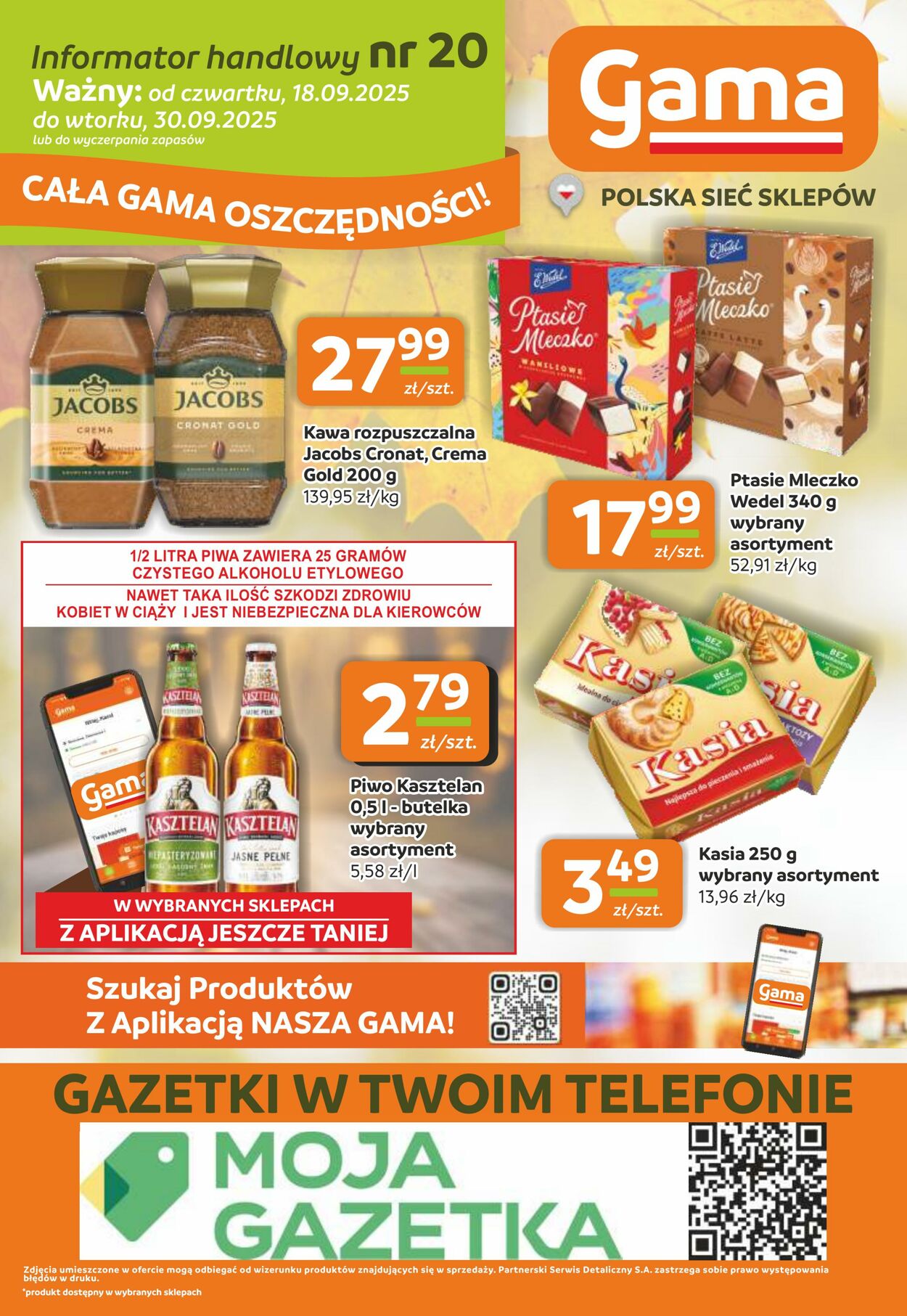 Gazetka Gama 18.09.2025 - 24.09.2025