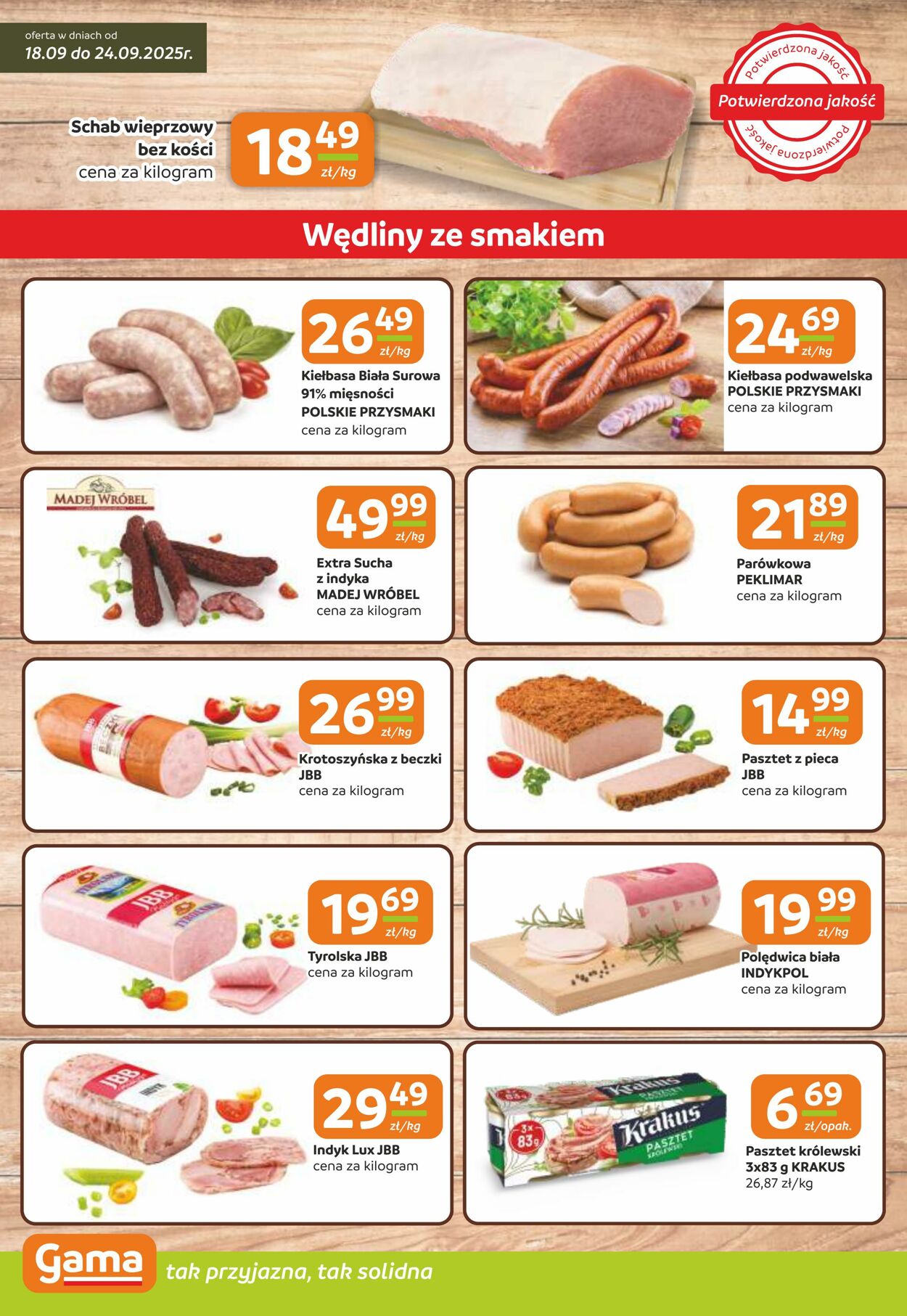 Gazetka Gama 18.09.2025 - 24.09.2025