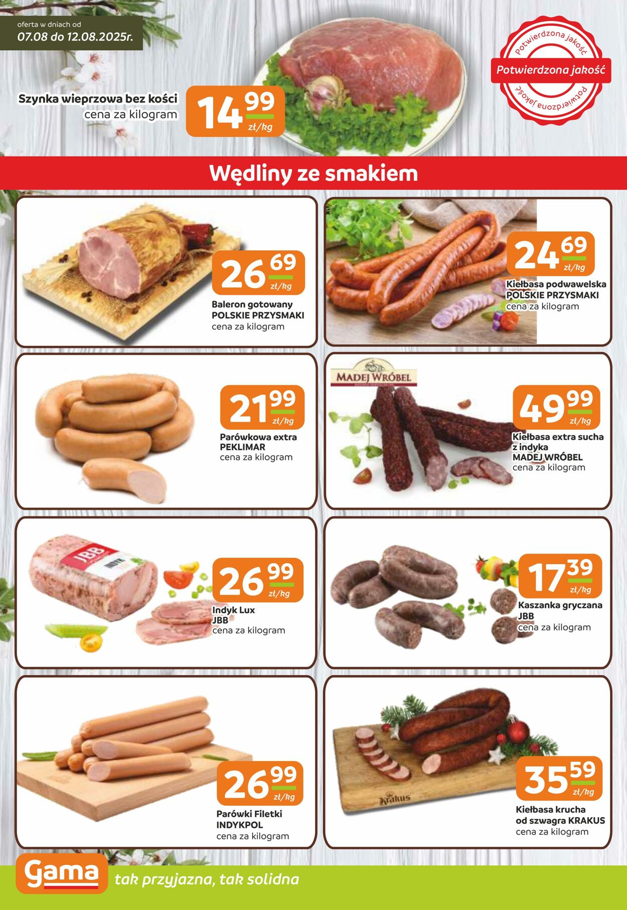 Gazetka Gama 07.08.2025 - 19.08.2025