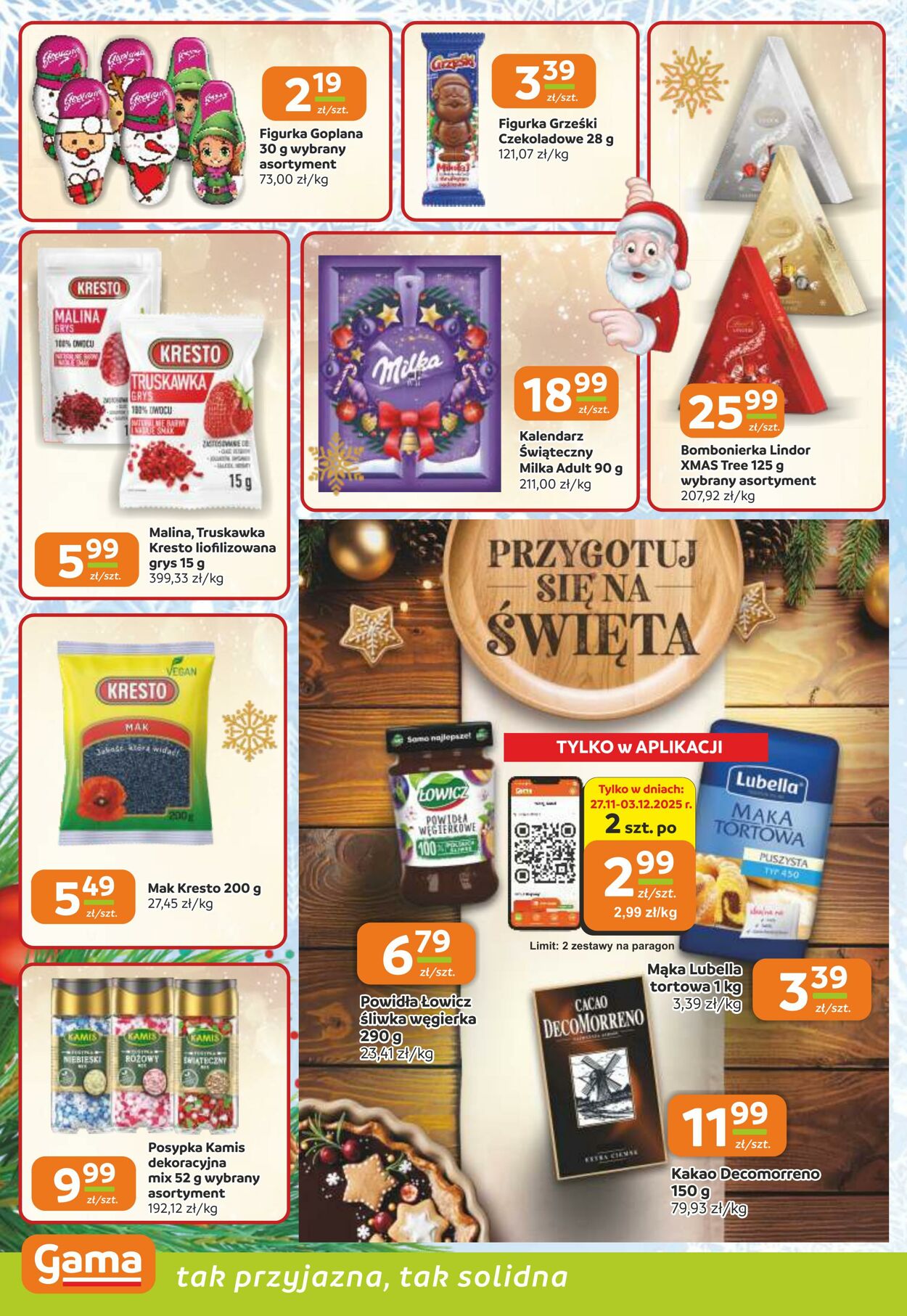 Gazetka Gama 27.11.2025 - 09.12.2025