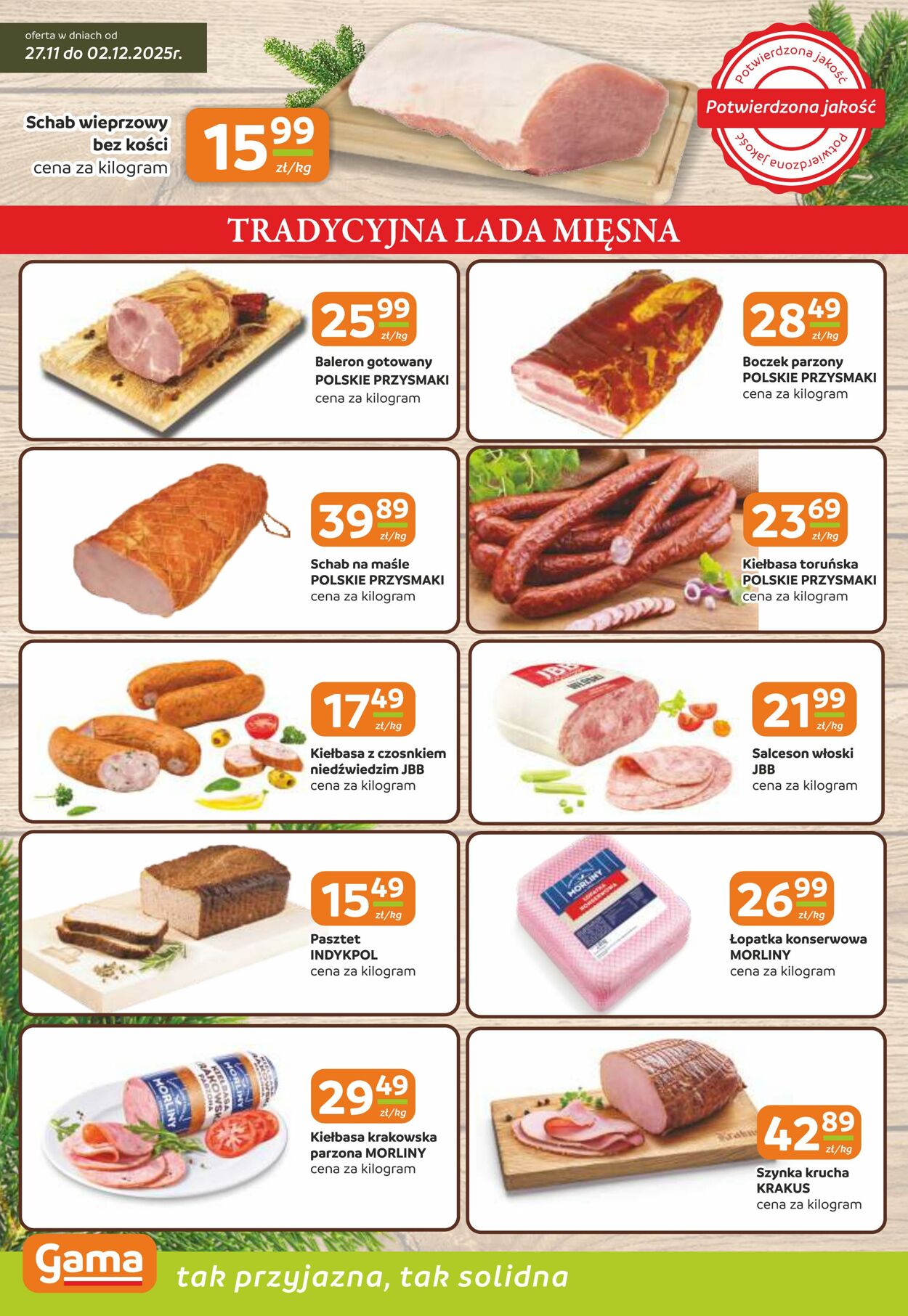 Gazetka Gama 27.11.2025 - 09.12.2025