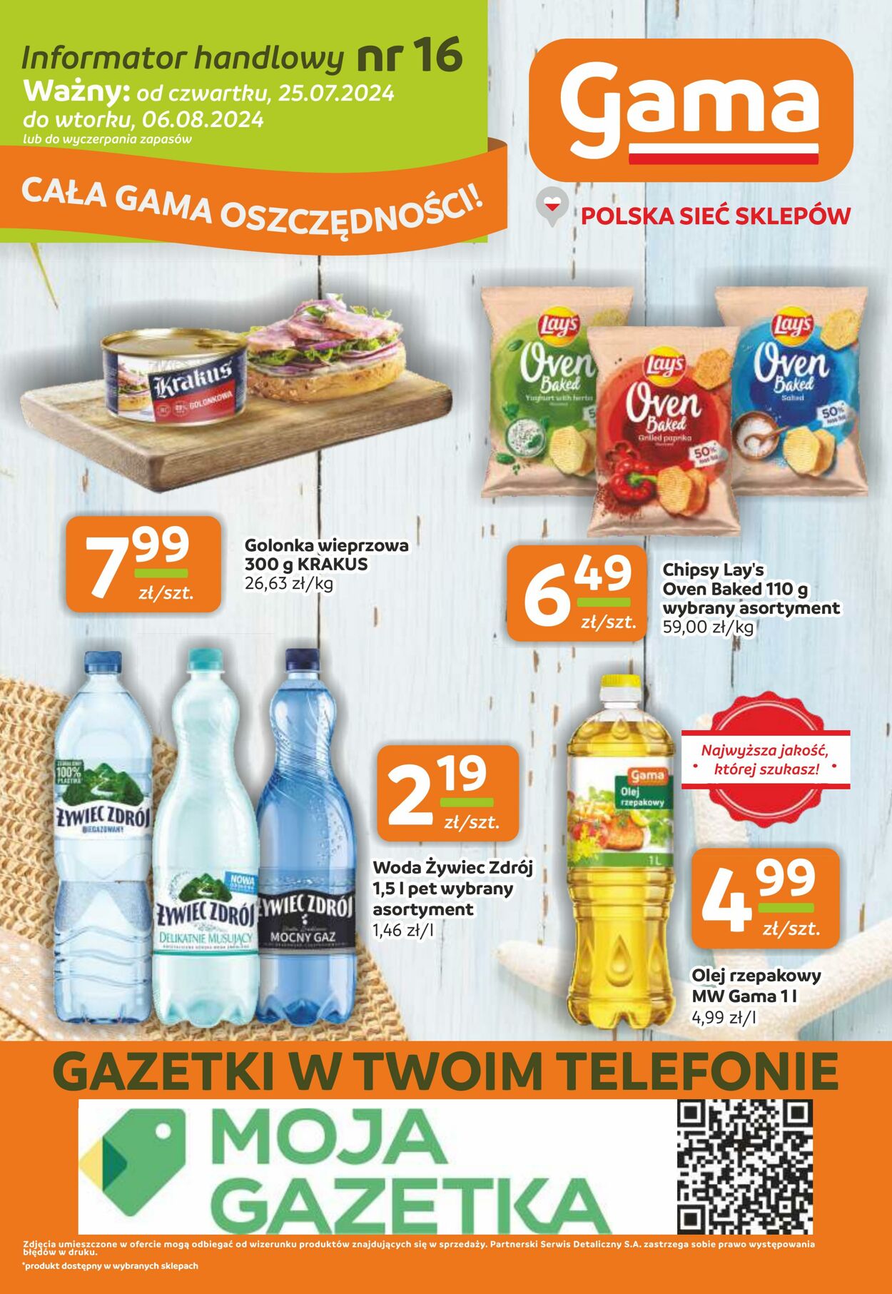 Gazetka Gama 25.07.2024 - 06.08.2024