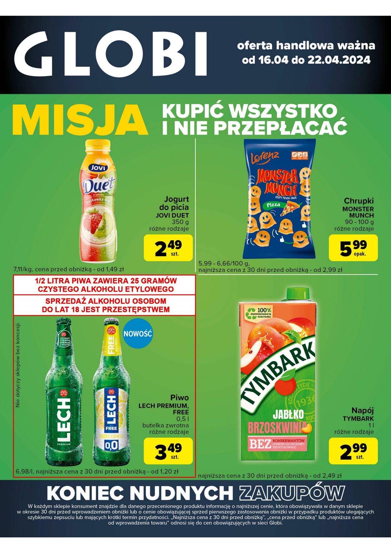 Gazetka Globi - Globi 16 kwi, 2024 - 22 kwi, 2024