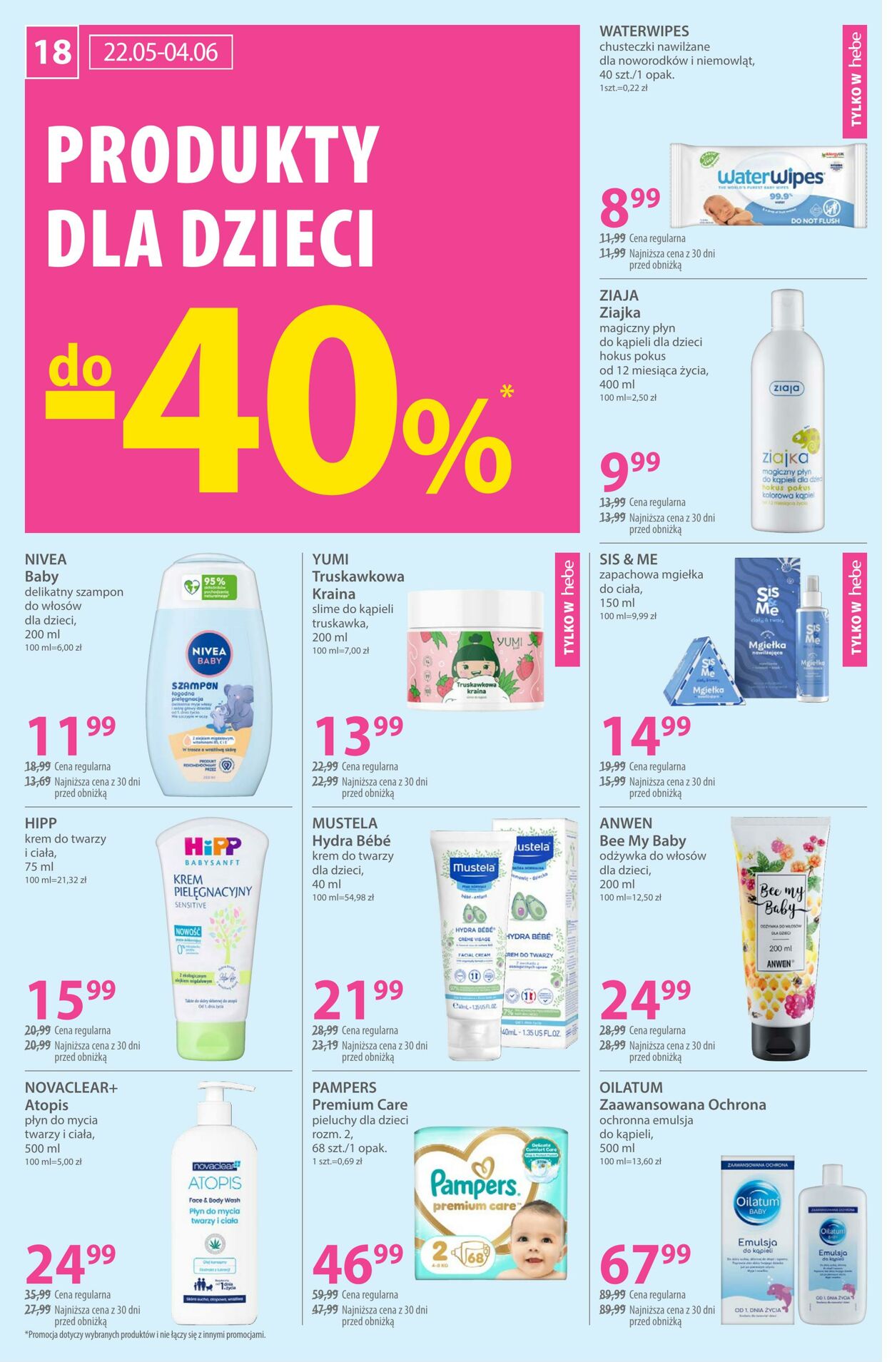 Gazetka Hebe 22.05.2025 - 04.06.2025