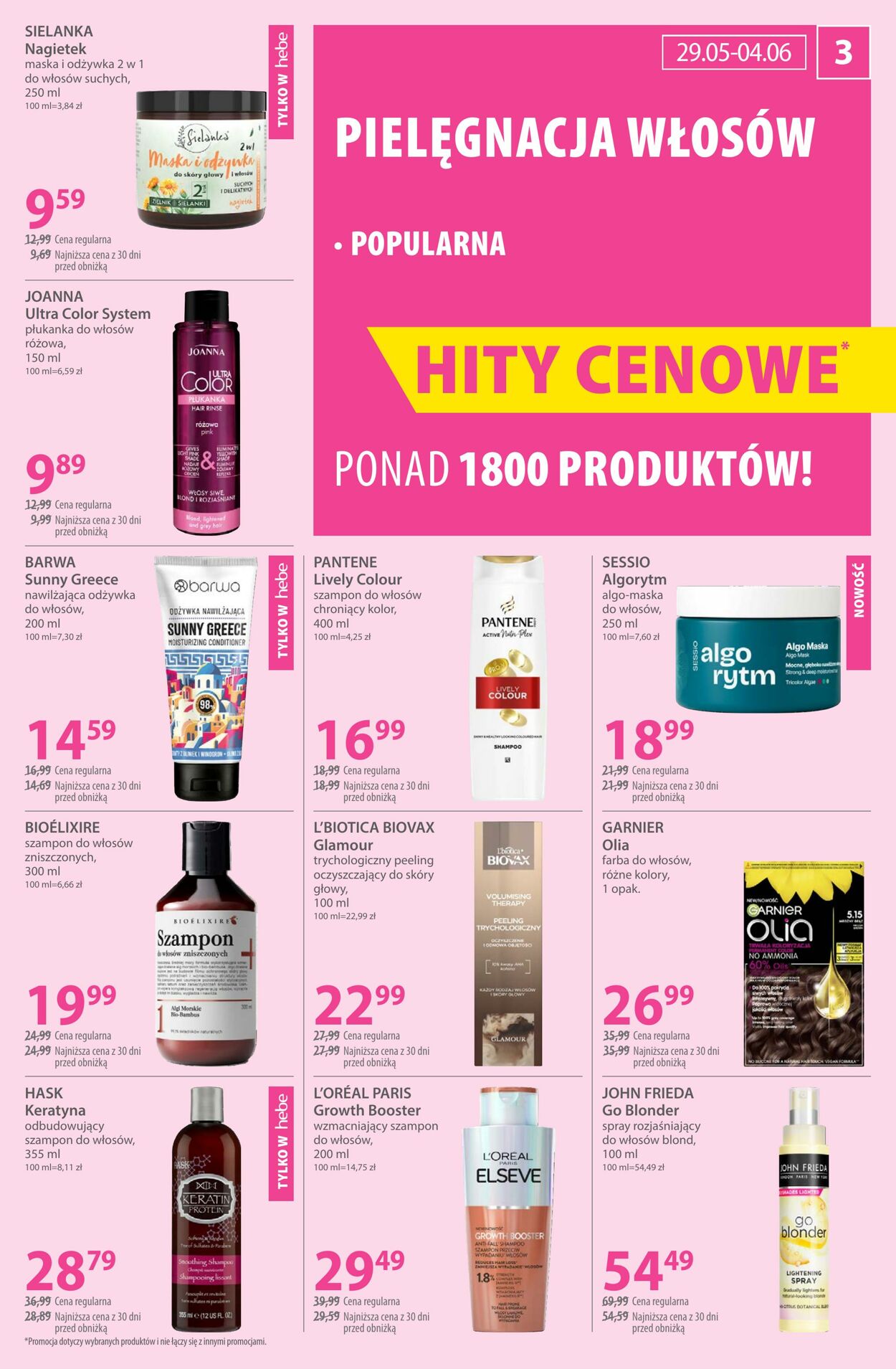 Gazetka Hebe 22.05.2025 - 04.06.2025