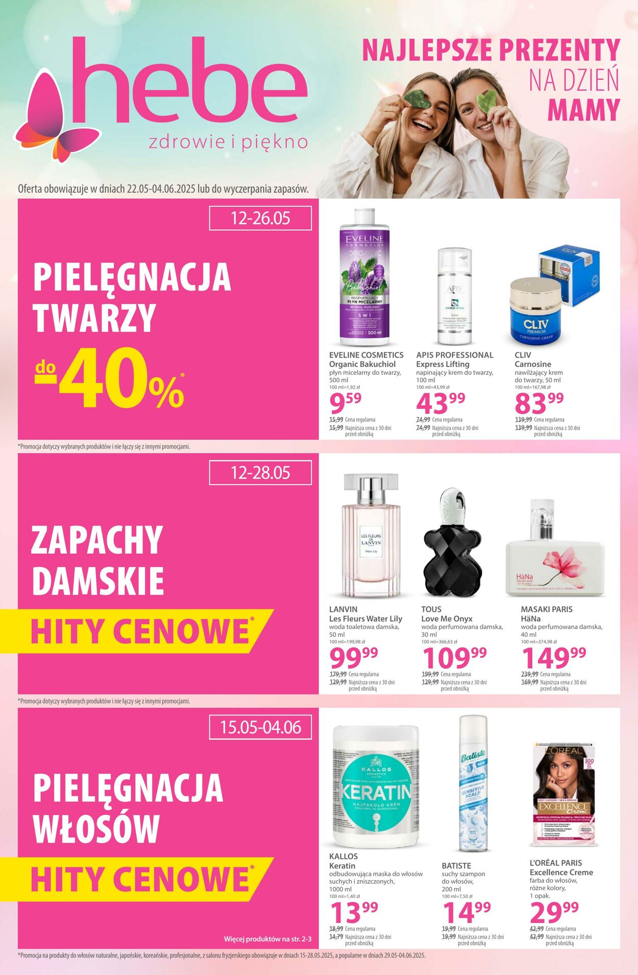 Gazetka Hebe 22.05.2025 - 04.06.2025