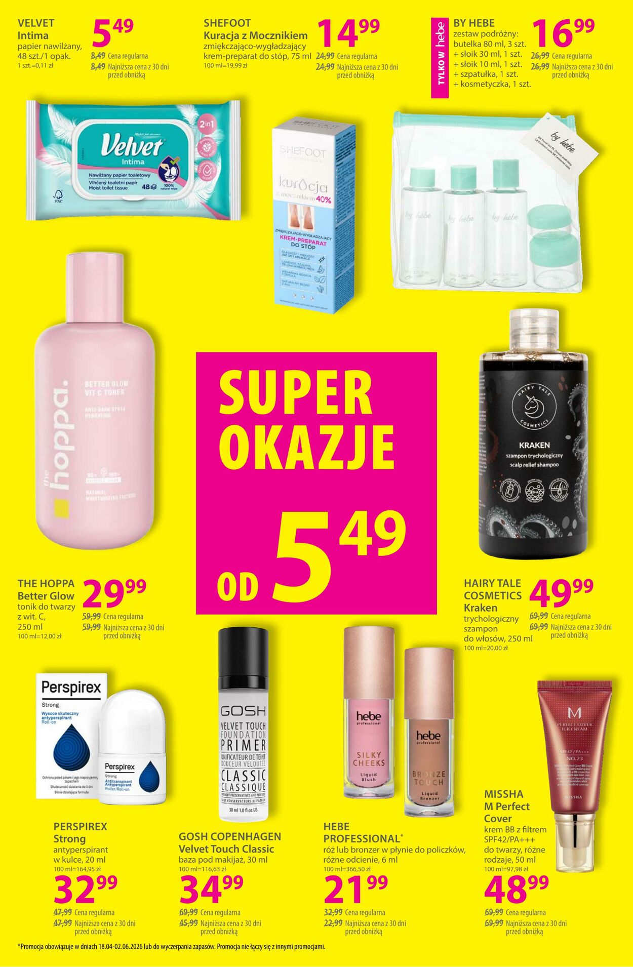 Gazetka Hebe 24.04.2026 - 02.05.2026