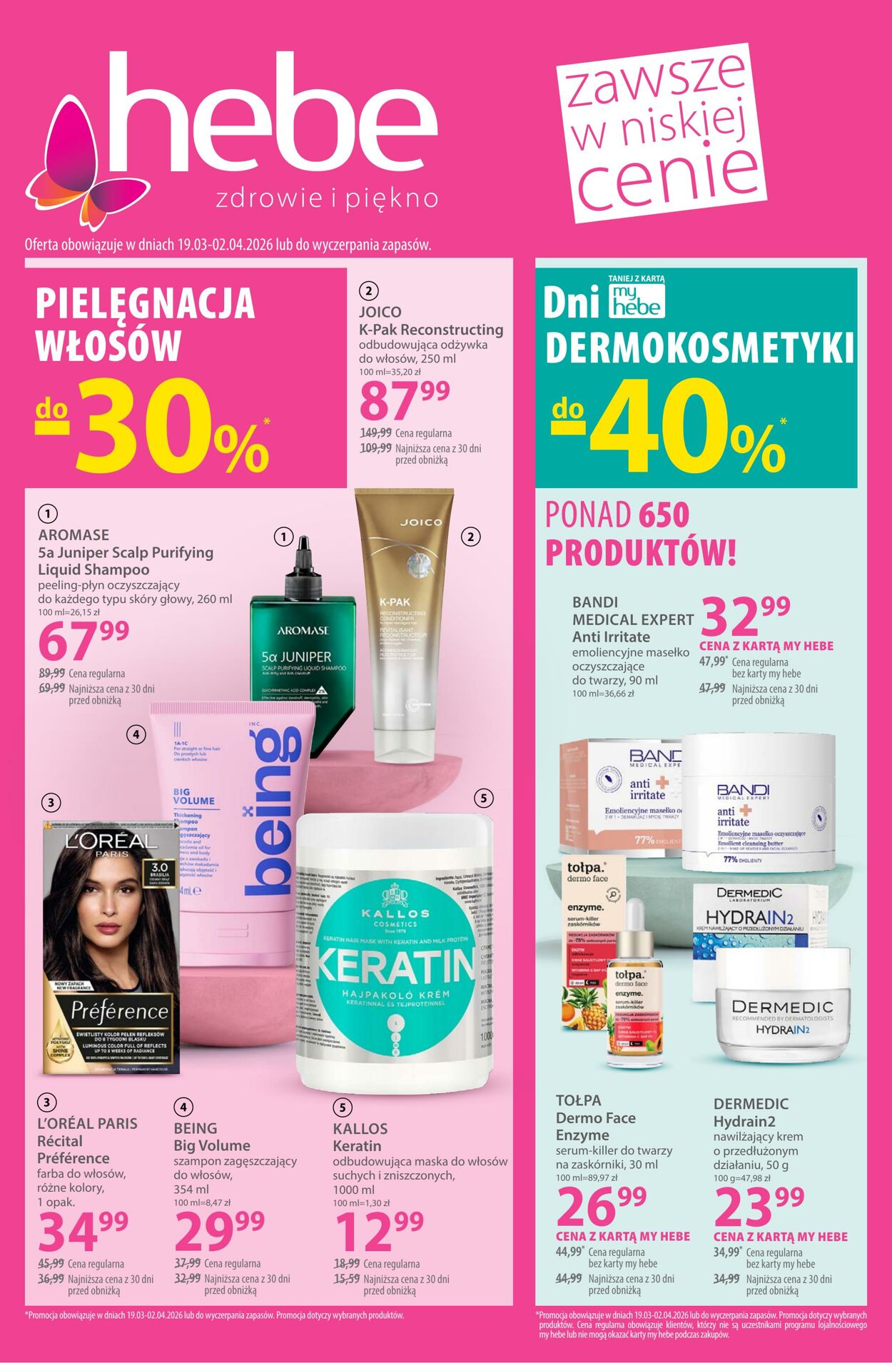 Gazetka Hebe 27.03.2026 - 04.04.2026