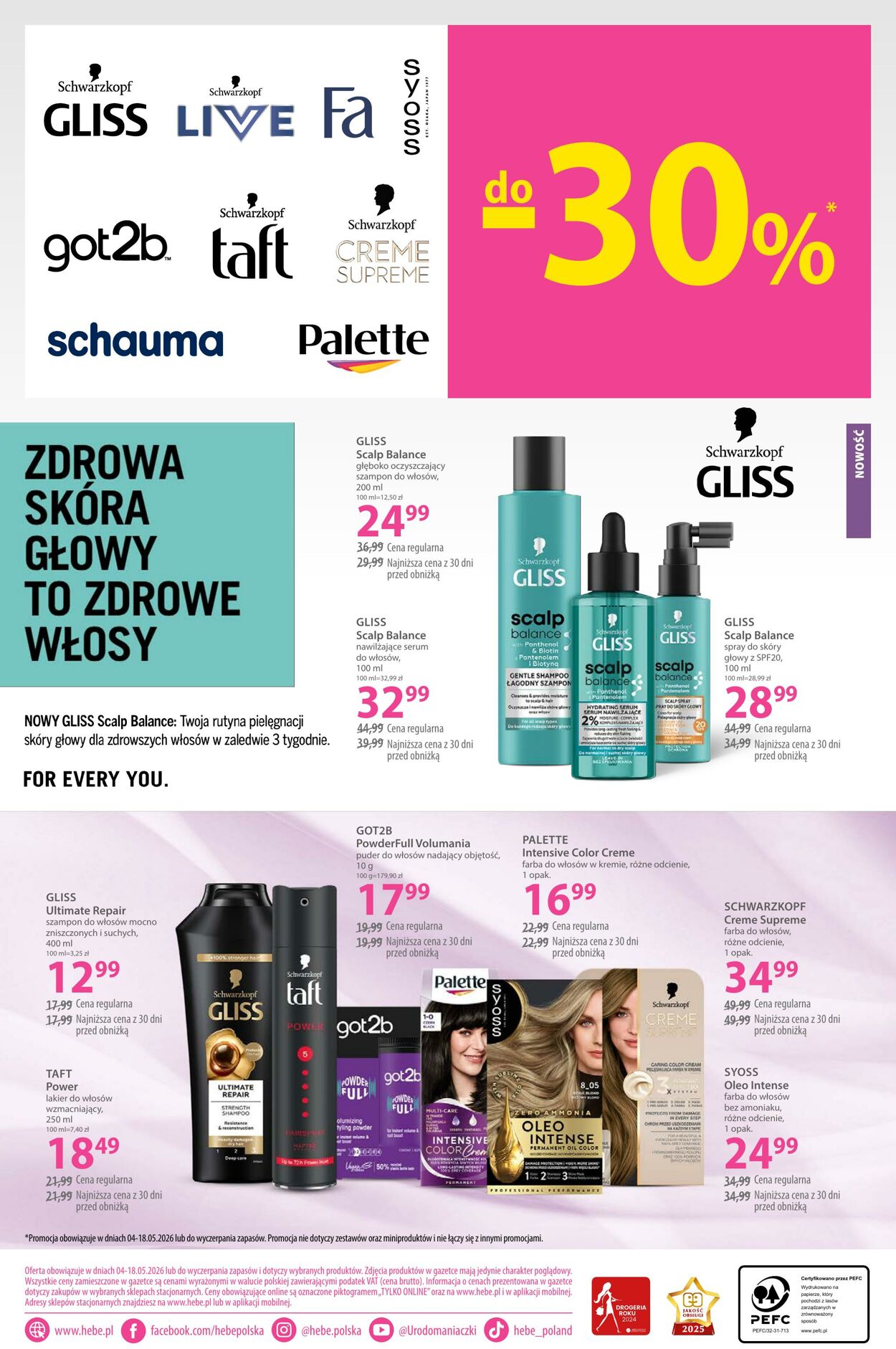 Gazetka Hebe 04.05.2026 - 12.05.2026