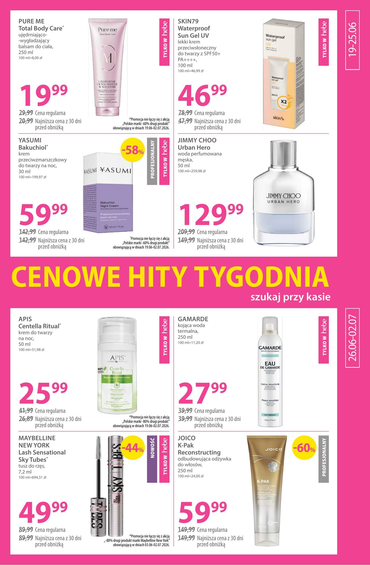 Gazetka Hebe 19.06.2026 - 27.06.2026