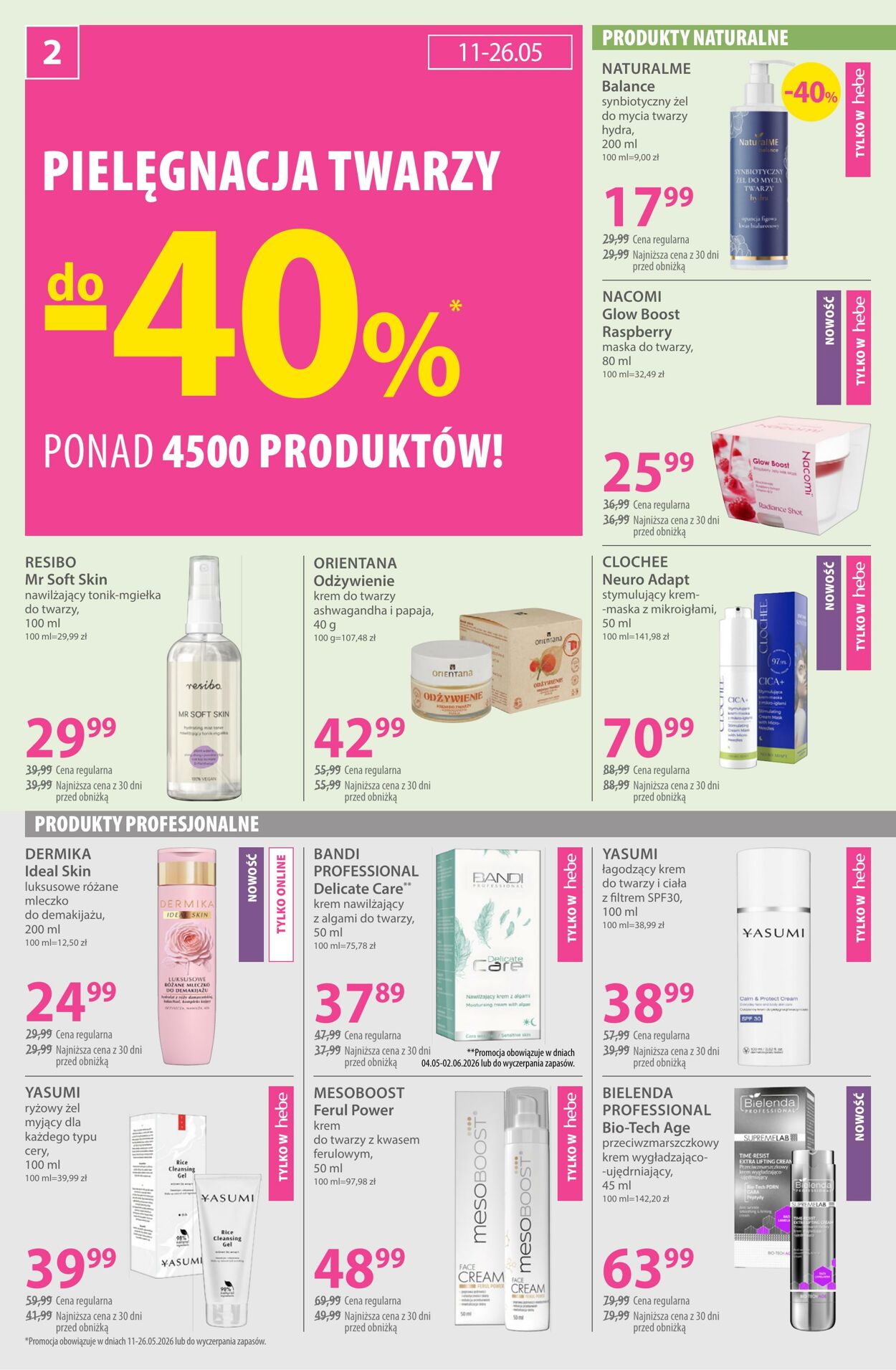Gazetka Hebe 29.05.2026 - 06.06.2026
