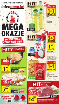 Gazetka Intermarché 09.10.2025 - 15.10.2025