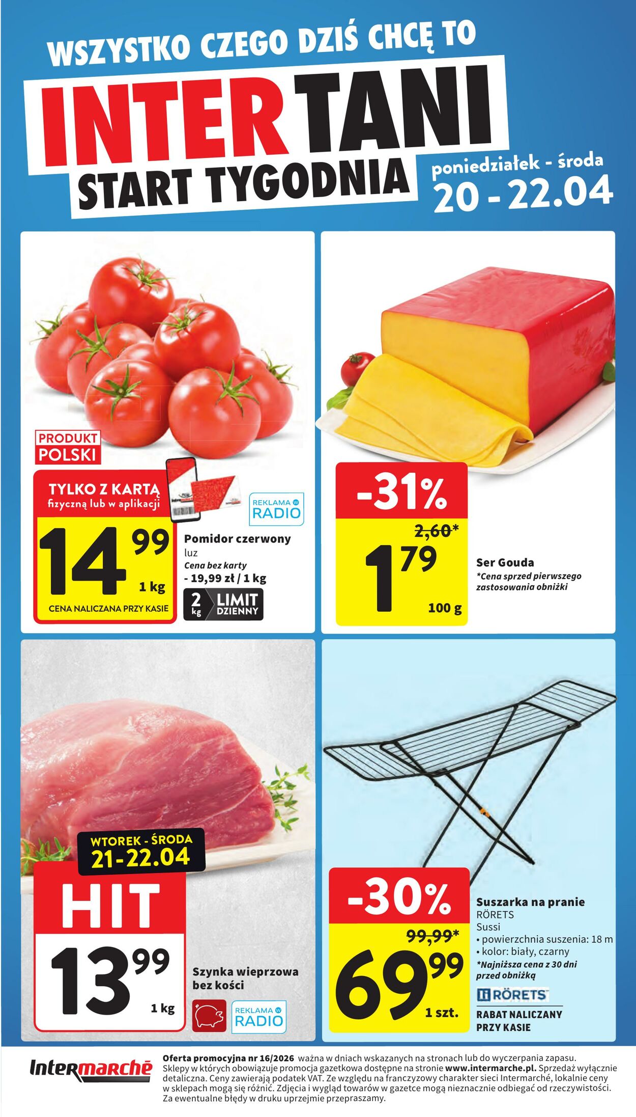 Gazetka Intermarché 16.04.2026 - 22.04.2026