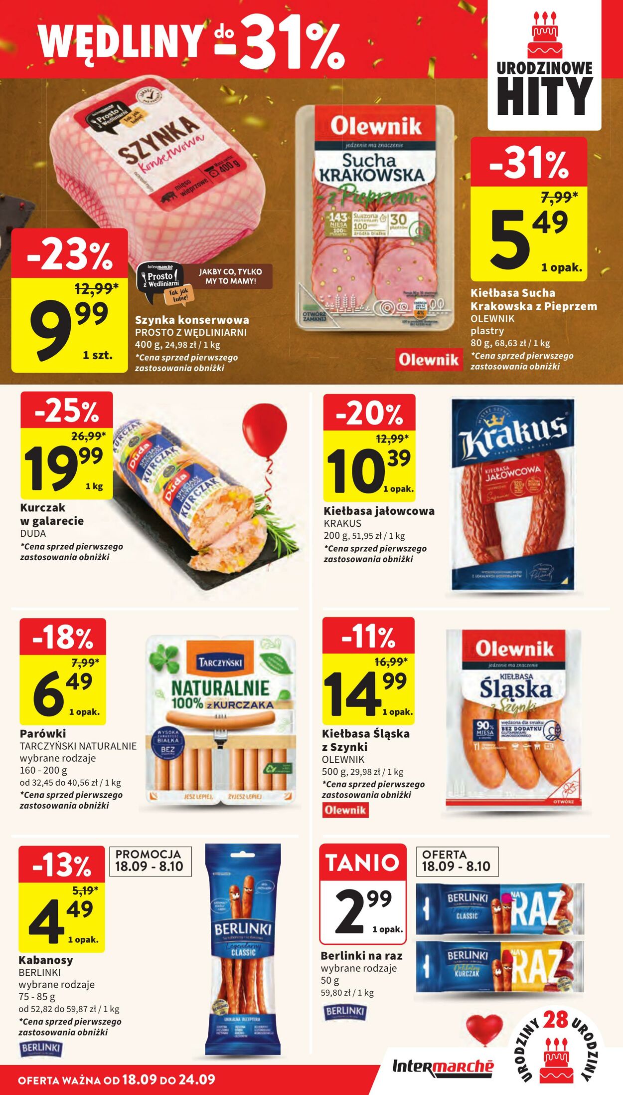 Gazetka Intermarché 18.09.2025 - 24.09.2025