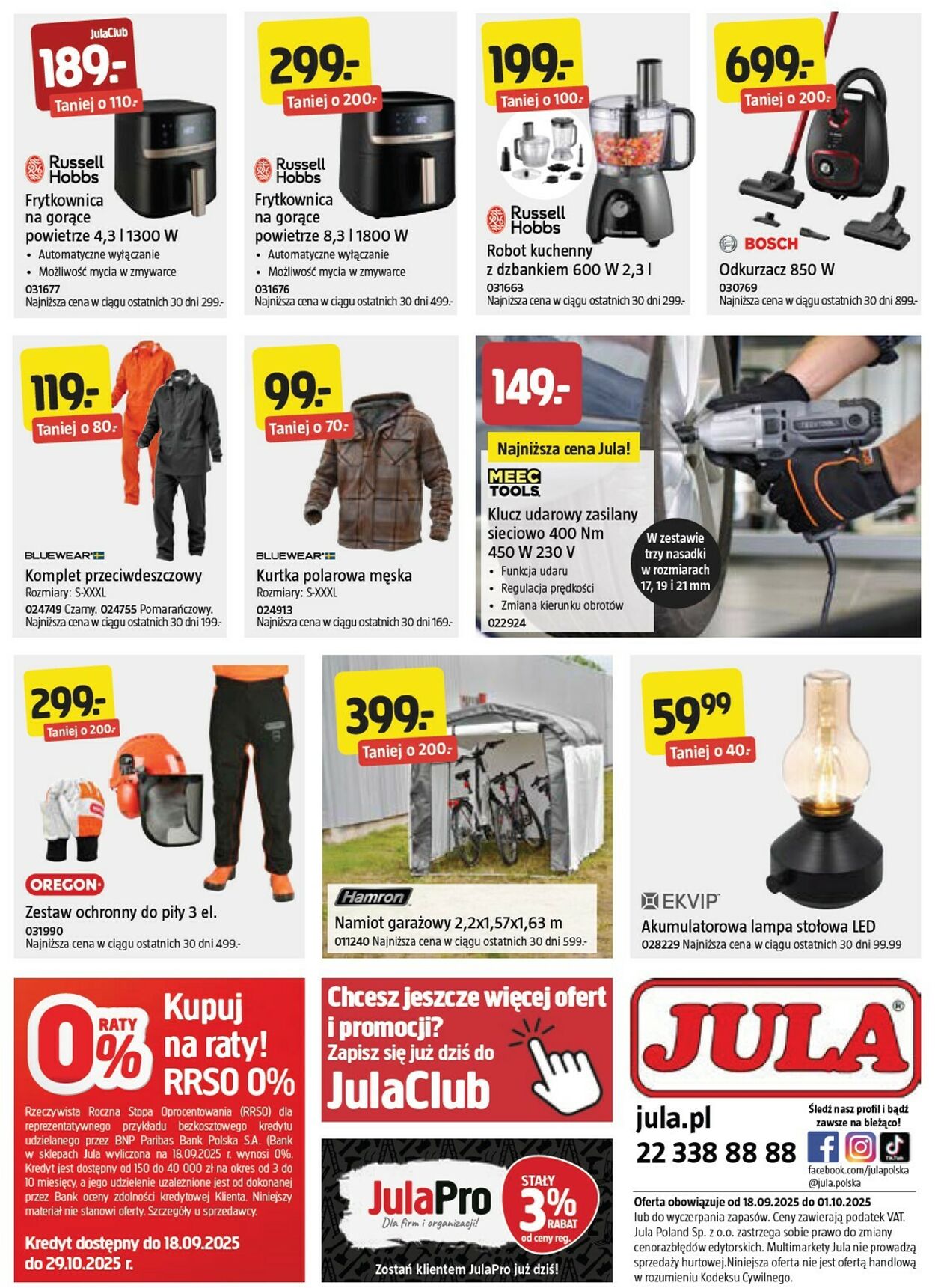 Gazetka Jula 18.09.2025 - 01.10.2025