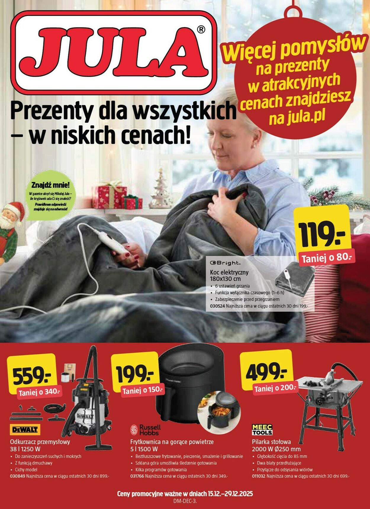 Gazetka Jula 15.12.2025 - 29.12.2025