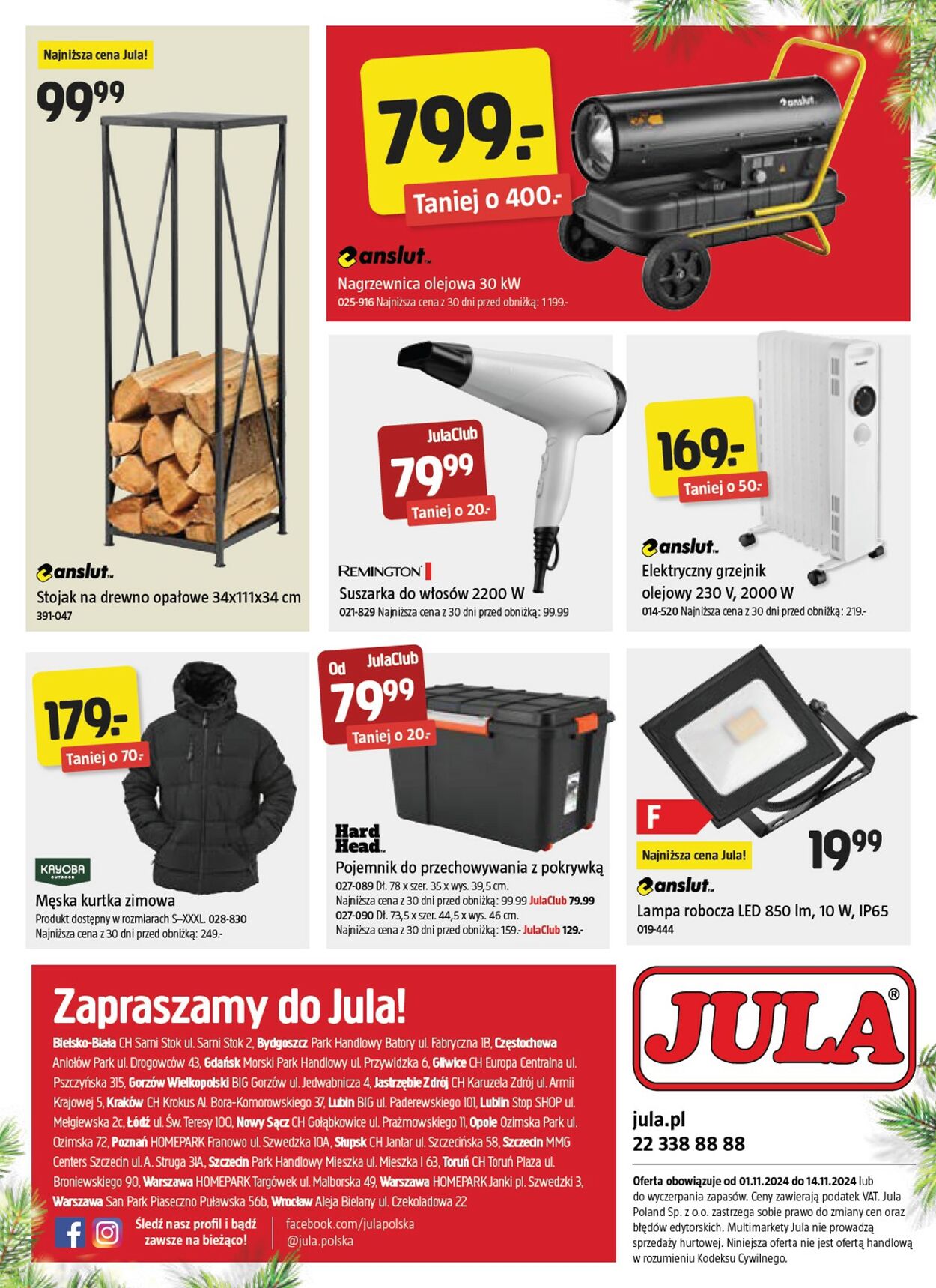 Gazetka Jula 01.11.2024 - 14.11.2024